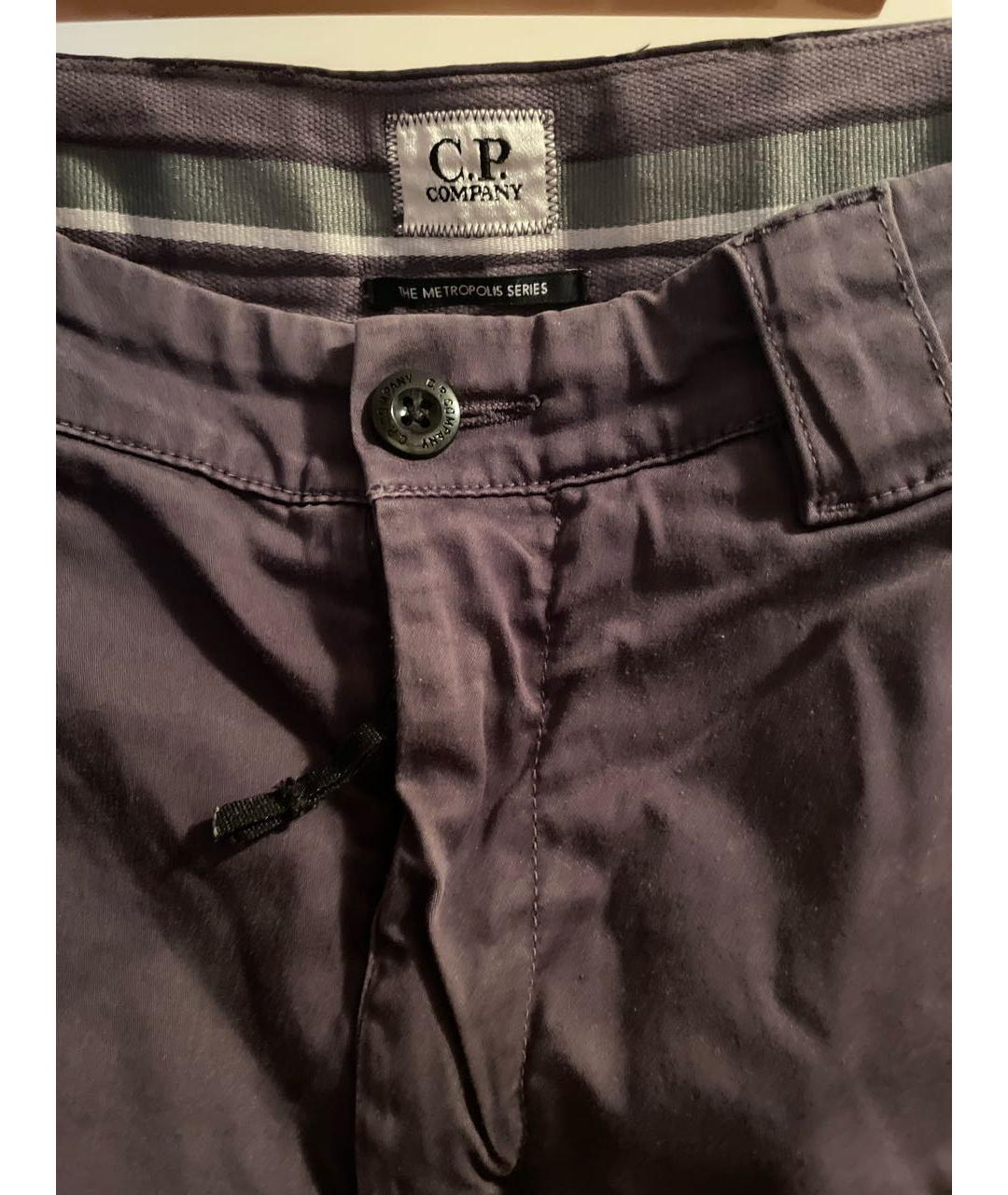 CP COMPANY Темно-синие хлопковые шорты, фото 3