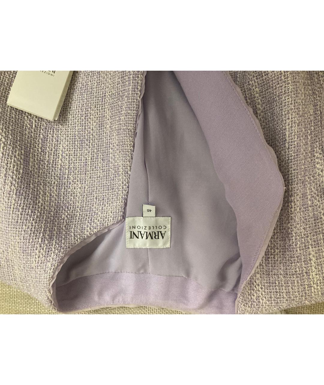 ARMANI COLLEZIONI Фиолетовый костюм с юбками, фото 3
