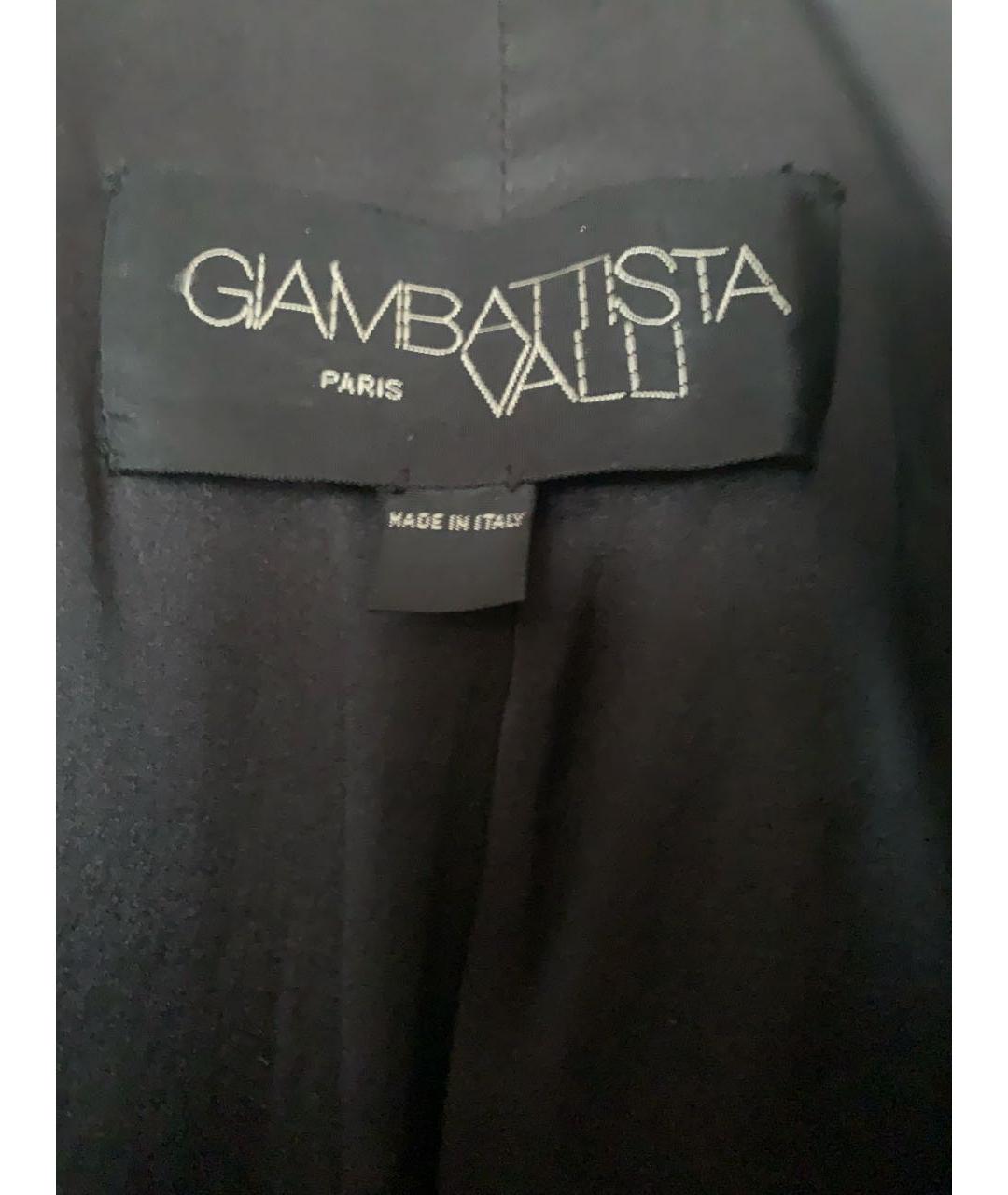 GIAMBATTISTA VALLI Черный шерстяной жакет/пиджак, фото 6