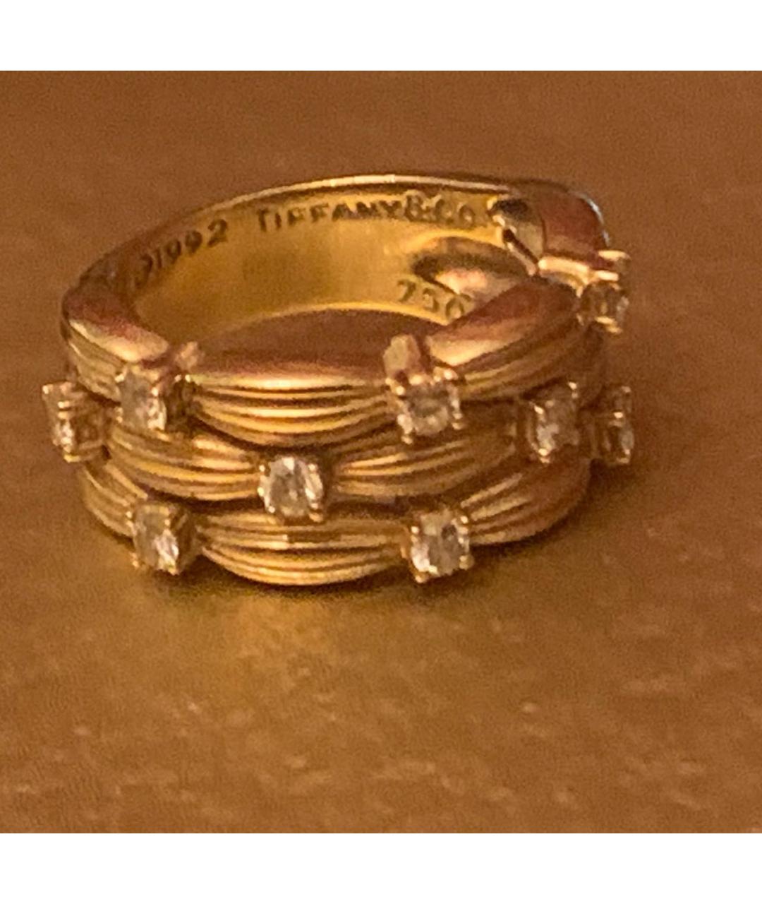 TIFFANY&CO Желтое кольцо из желтого золота, фото 9