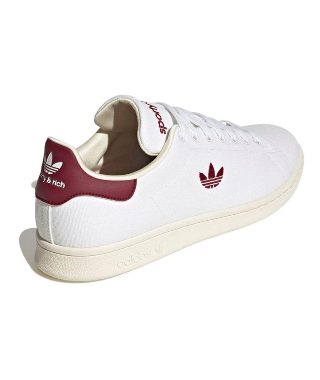 ADIDAS Белые кожаные кроссовки, фото 4