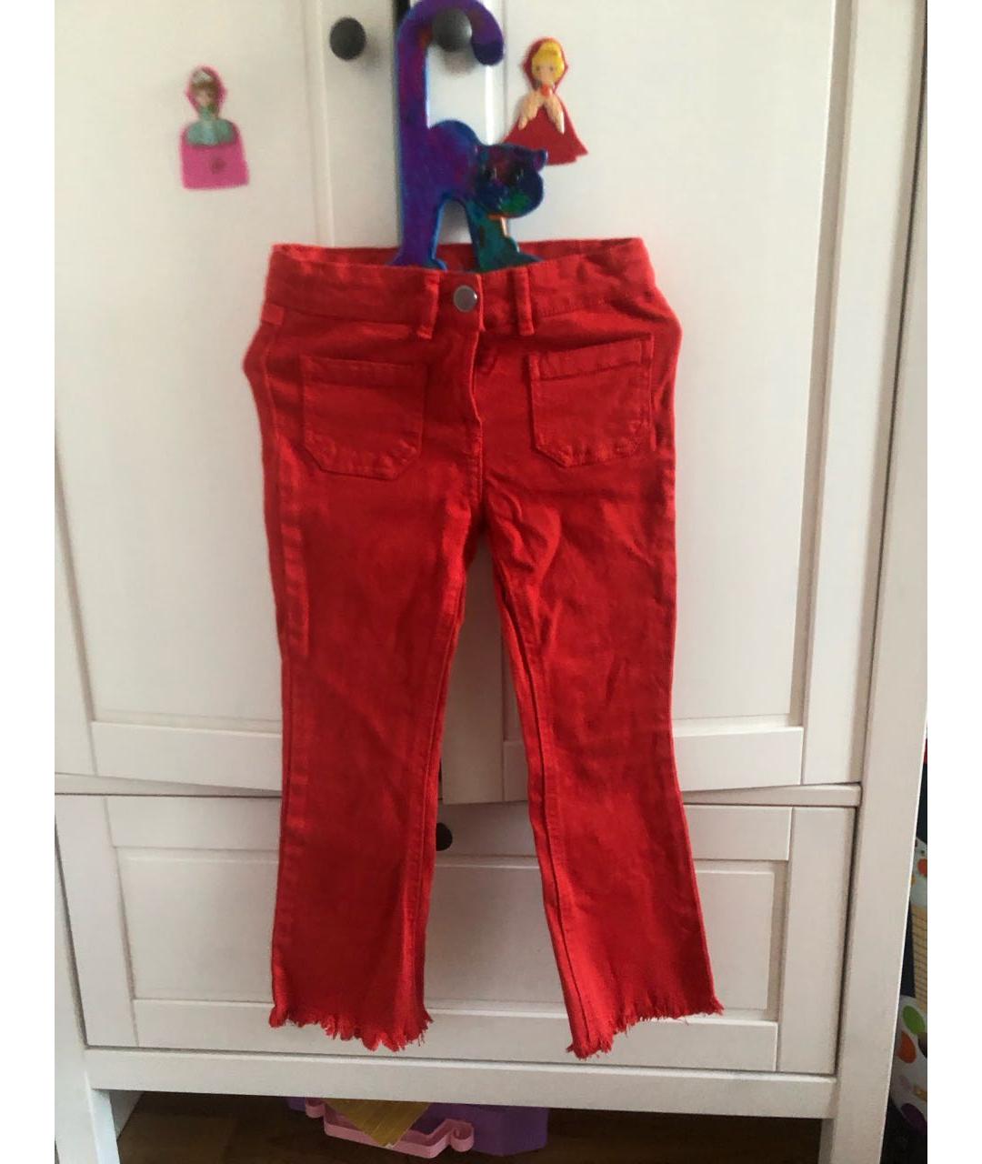 STELLA MCCARTNEY KIDS Красные деним детские джинсы, фото 4