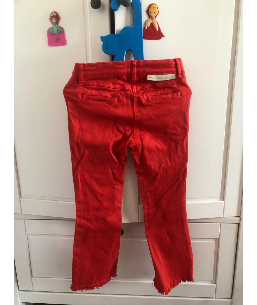 STELLA MCCARTNEY KIDS Красные деним детские джинсы, фото 2