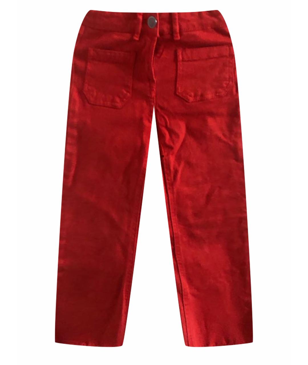 STELLA MCCARTNEY KIDS Красные деним детские джинсы, фото 1