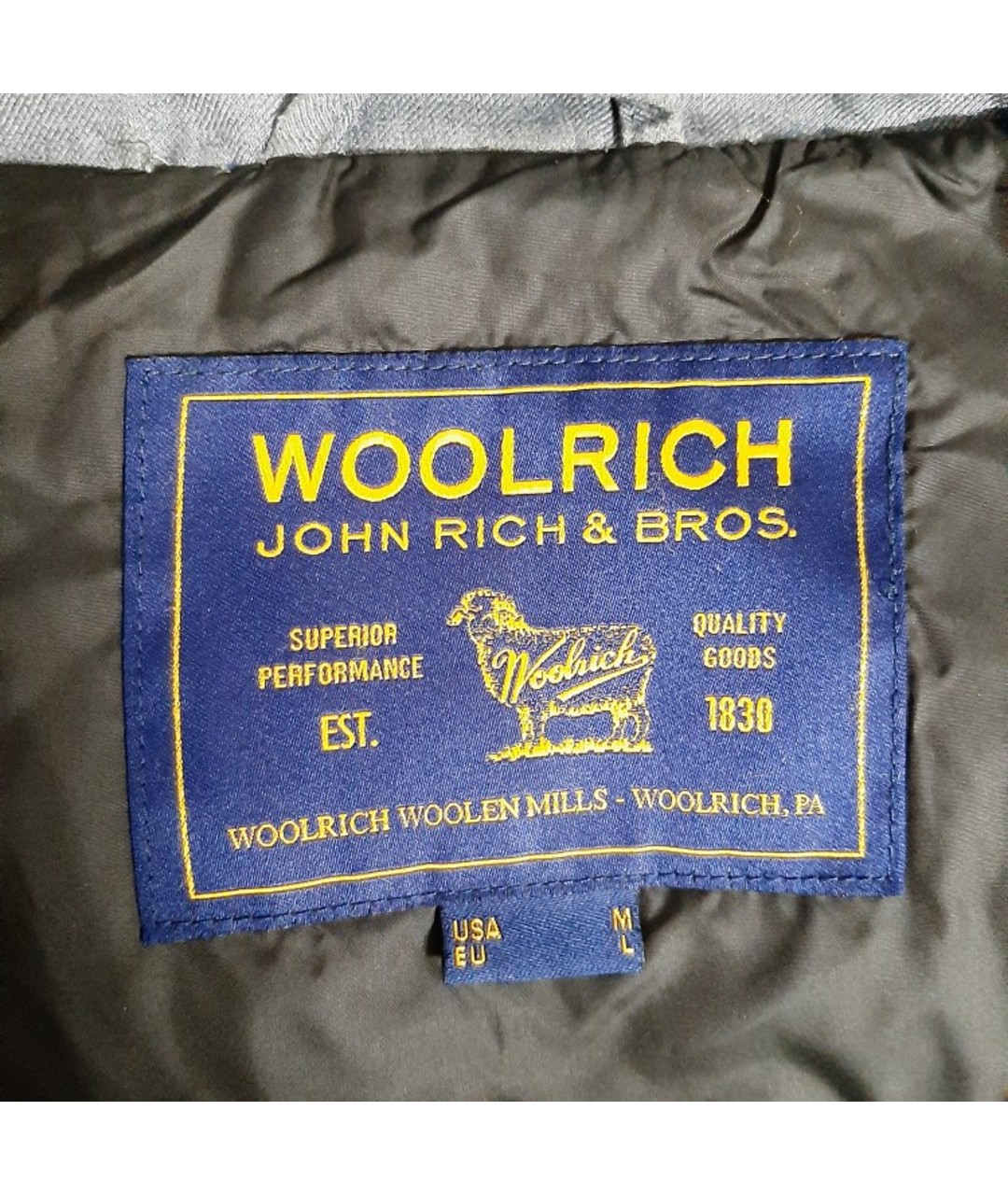 WOOLRICH Серая полиэстеровая куртка, фото 3