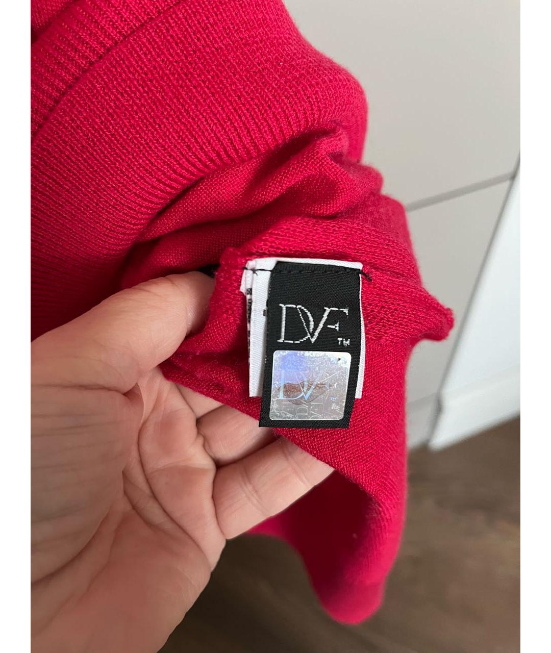 DIANE VON FURSTENBERG Бордовый шелковый джемпер / свитер, фото 3