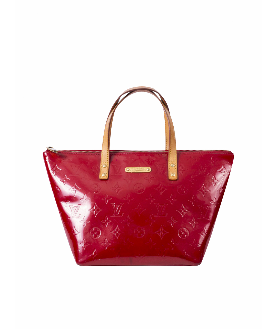 LOUIS VUITTON PRE-OWNED Красная сумка тоут из лакированной кожи, фото 1