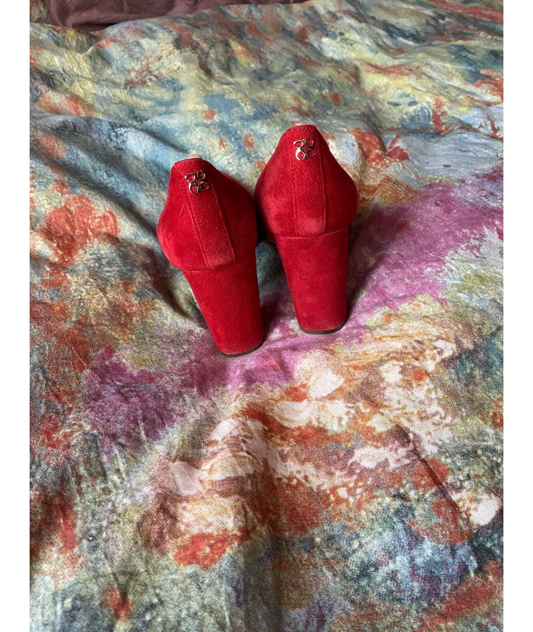 COACH Красные замшевые туфли, фото 3