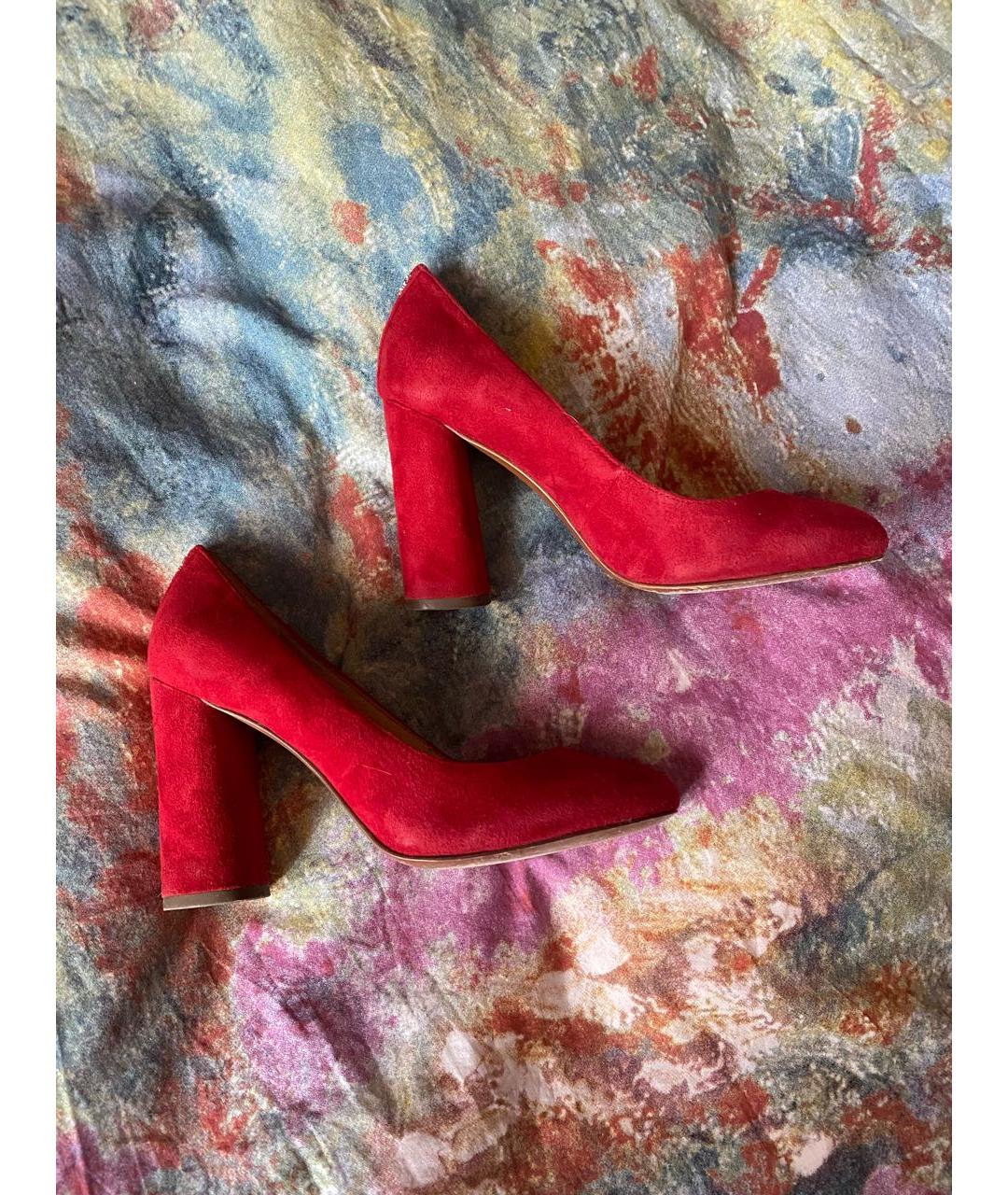 COACH Красные замшевые туфли, фото 8