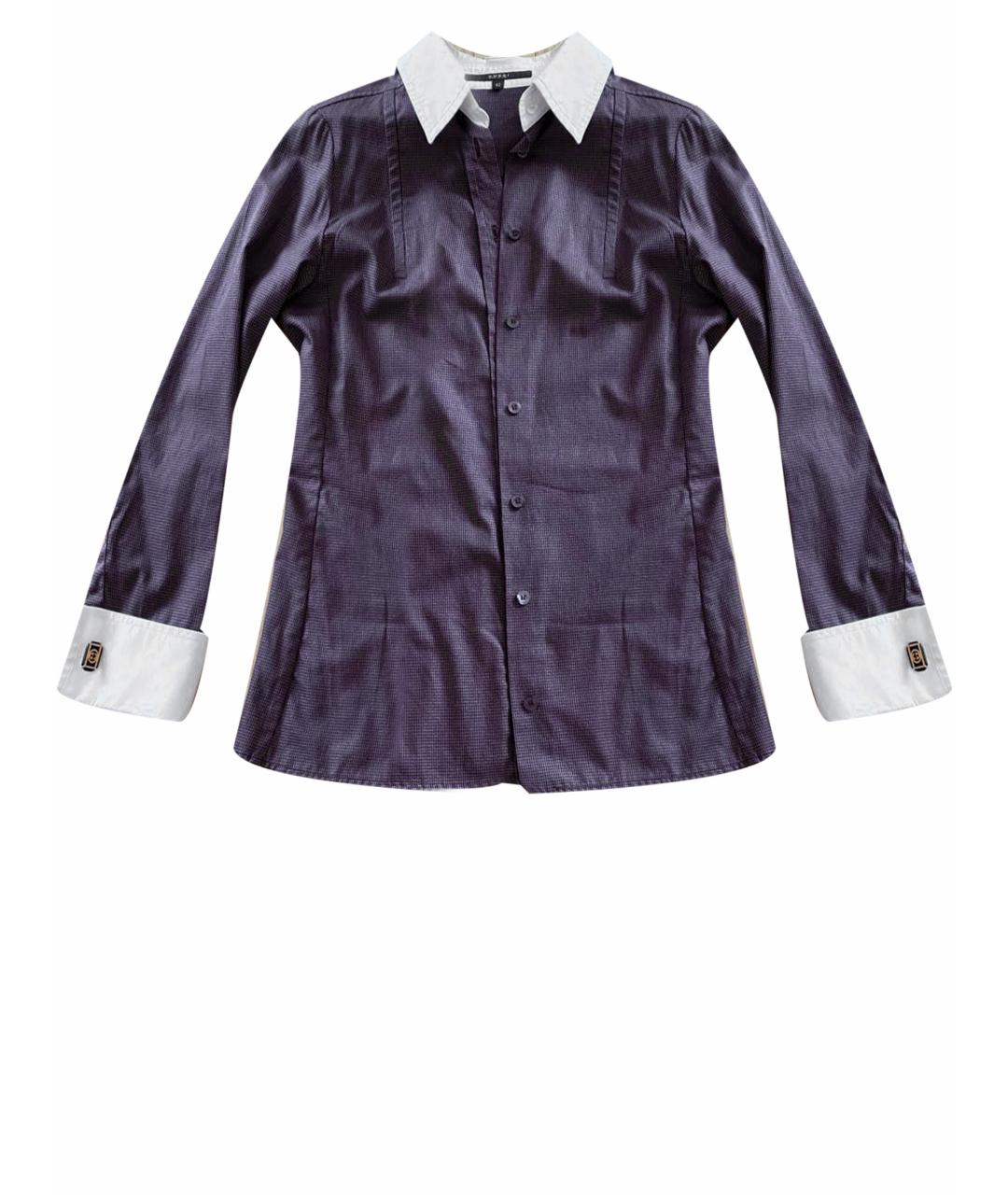 GUCCI Фиолетовая вискозная рубашка, фото 1