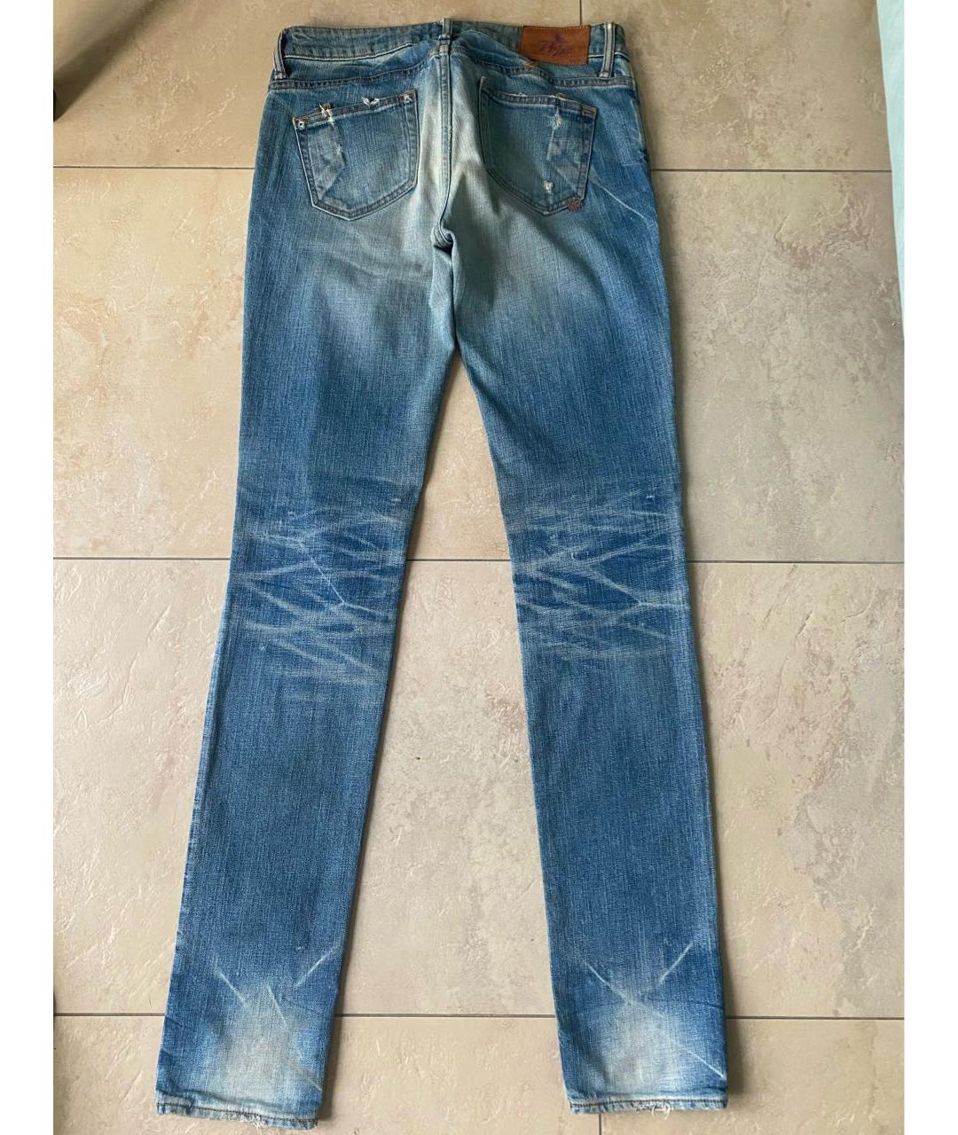 PRPS Синие хлопковые прямые джинсы, фото 2