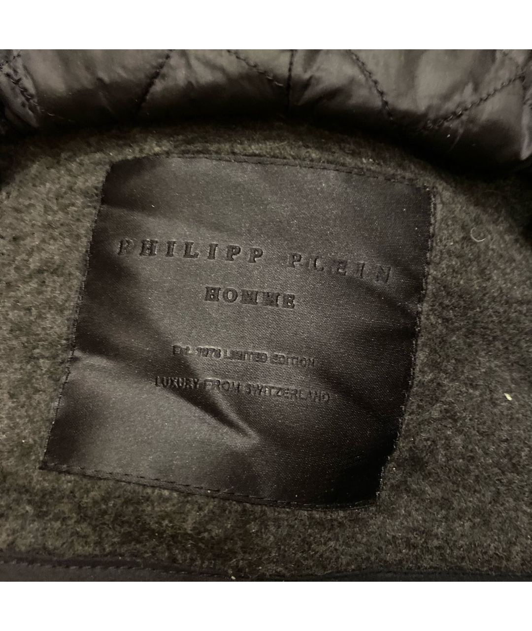 PHILIPP PLEIN Черная хлопковая куртка, фото 3