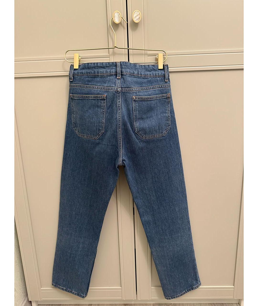 SANDRO Синие хлопко-полиэстеровые джинсы слим, фото 2