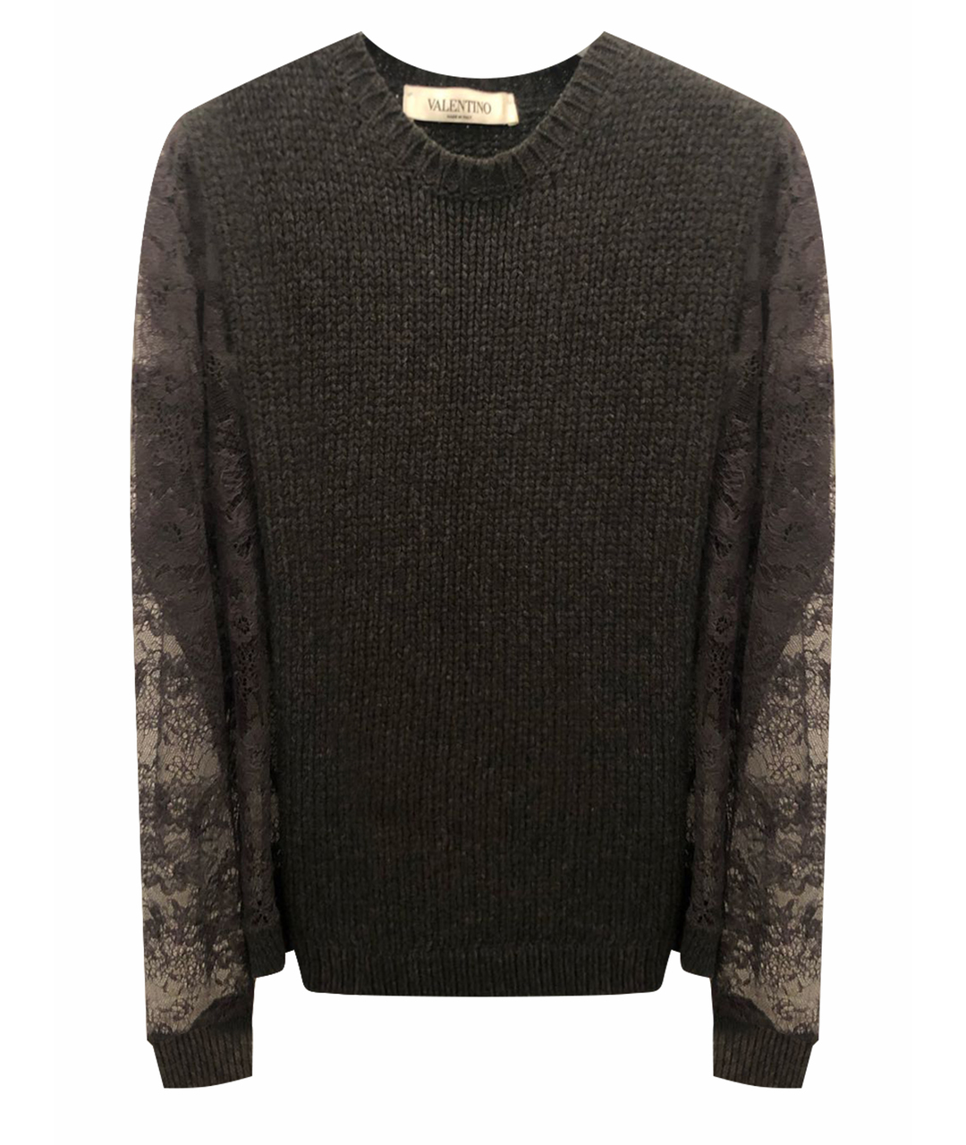 VALENTINO Серый кашемировый джемпер / свитер, фото 1