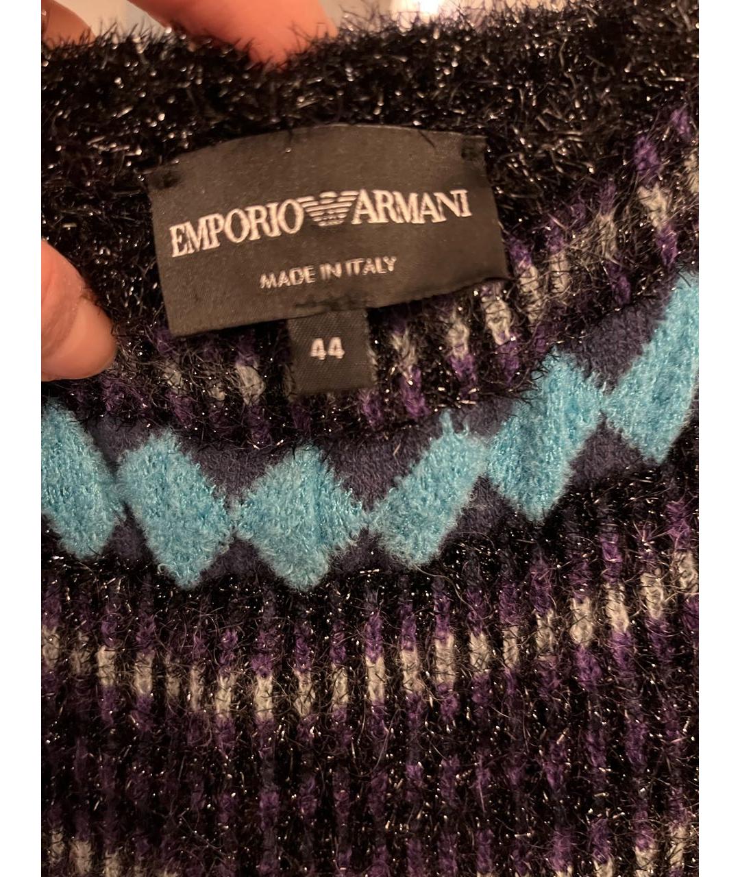 EMPORIO ARMANI Мульти вискозная юбка миди, фото 2