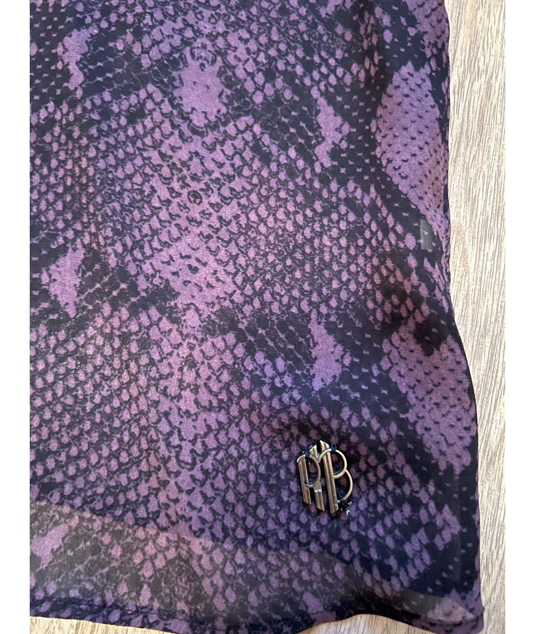 PIERRE BALMAIN Фиолетовая шелковая блузы, фото 4