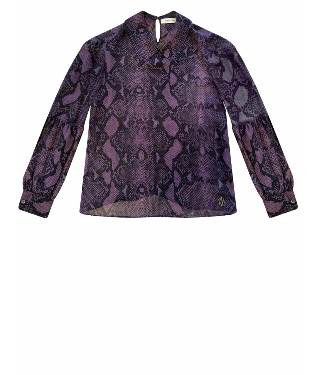 PIERRE BALMAIN Фиолетовая шелковая блузы, фото 1