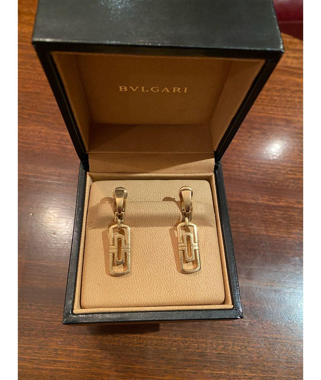 BVLGARI Золотые серьги из желтого золота, фото 2