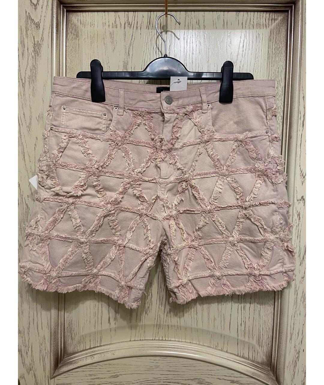 ISABEL MARANT Розовые хлопковые шорты, фото 5