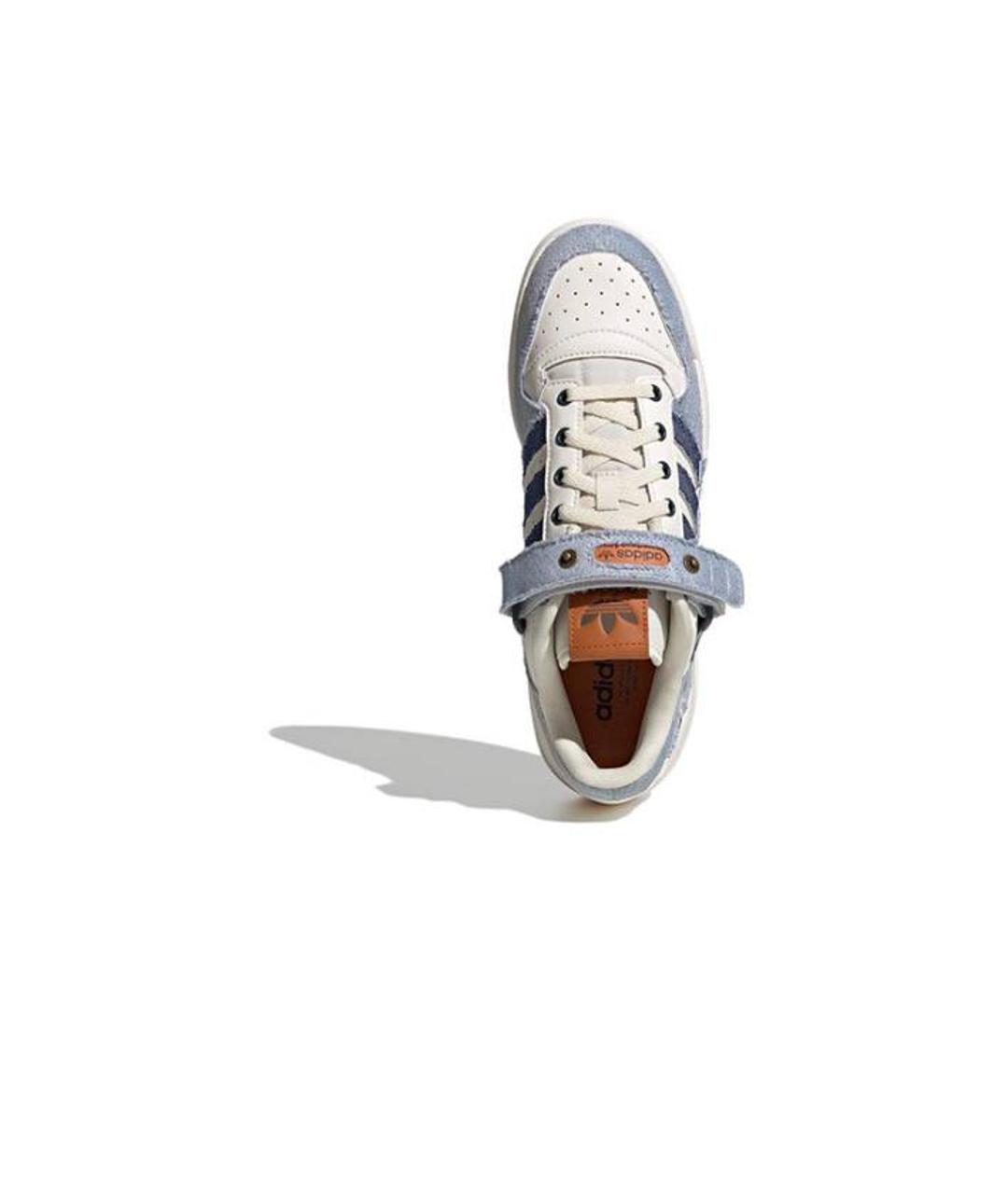 ADIDAS Белые кожаные низкие кроссовки / кеды, фото 3