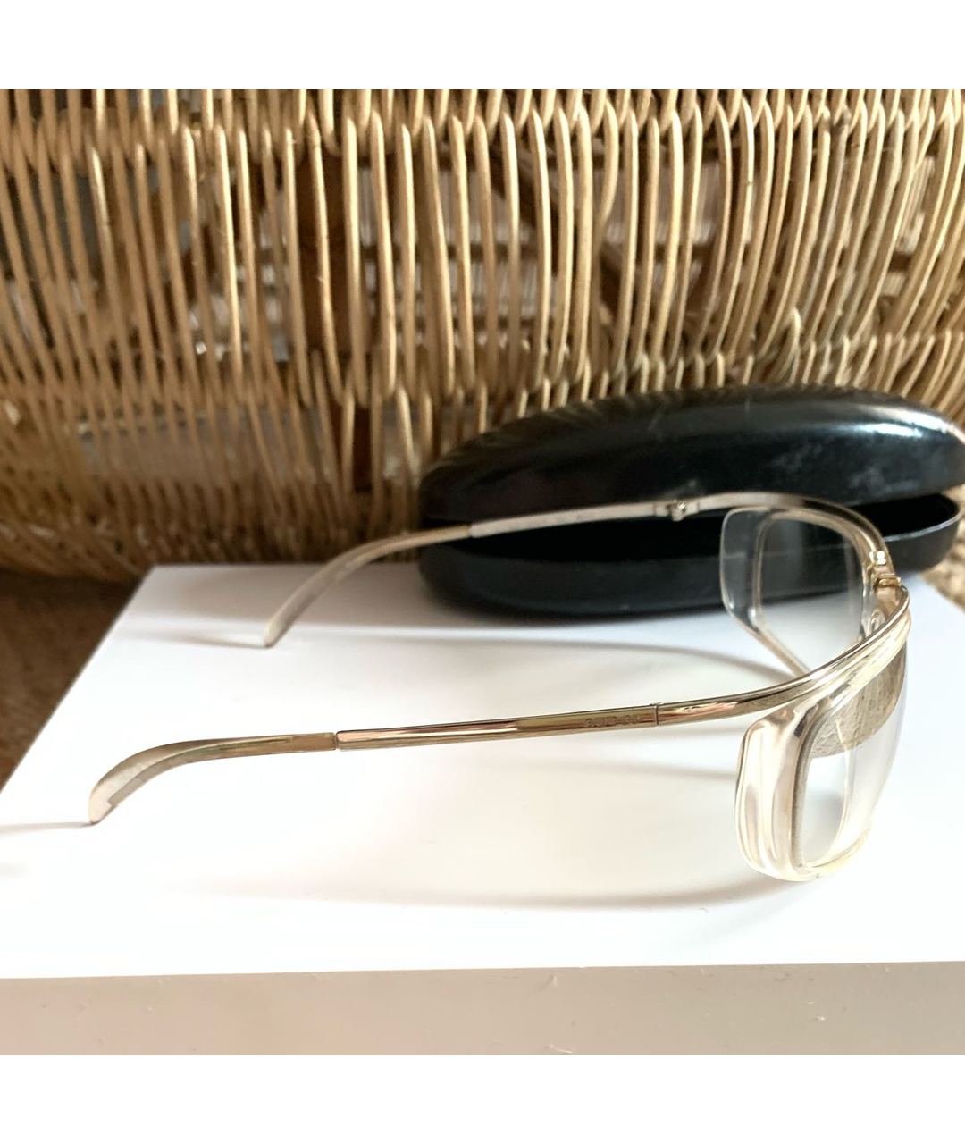 GUCCI Бежевые солнцезащитные очки, фото 3