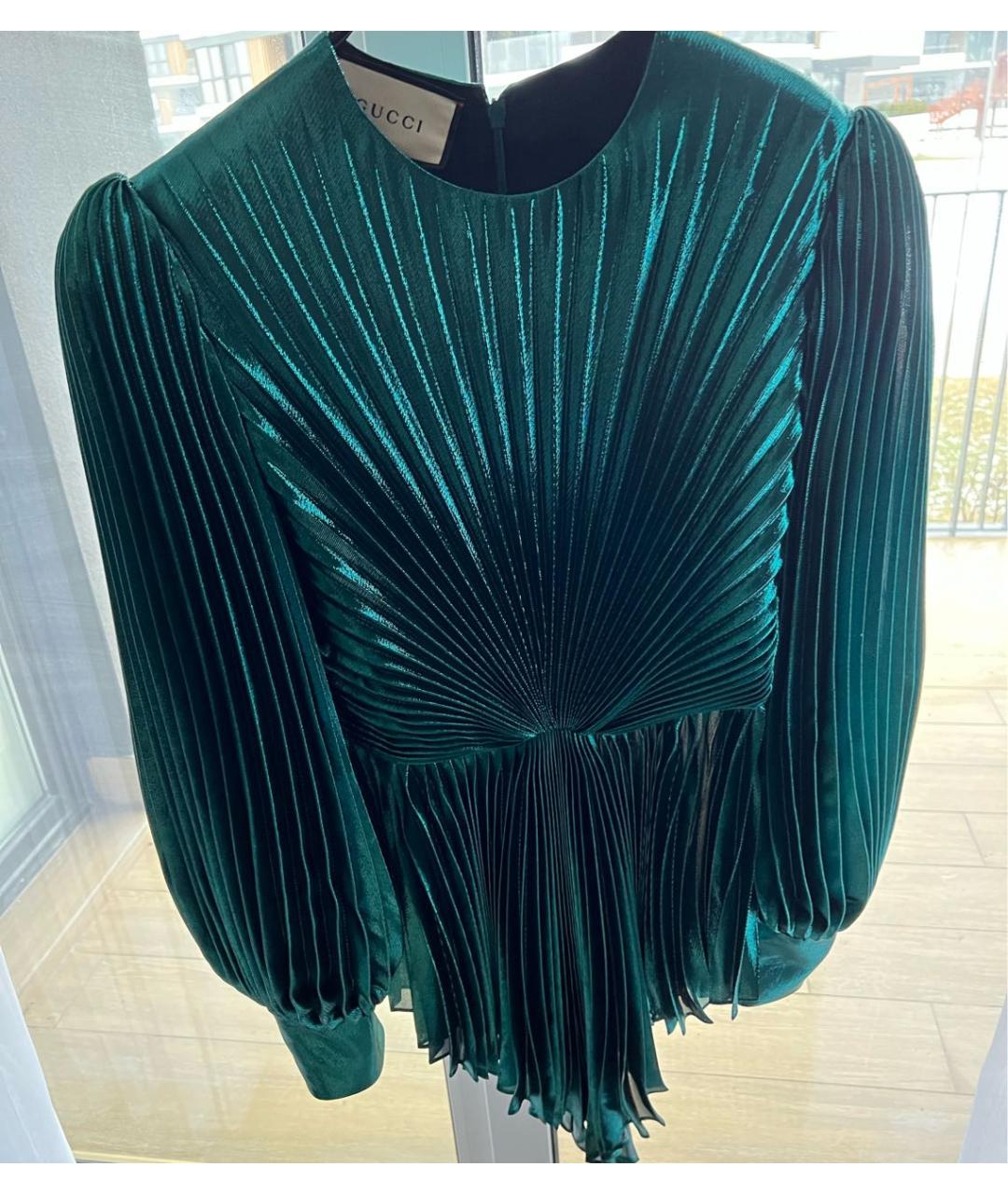 GUCCI Зеленая блузы, фото 2