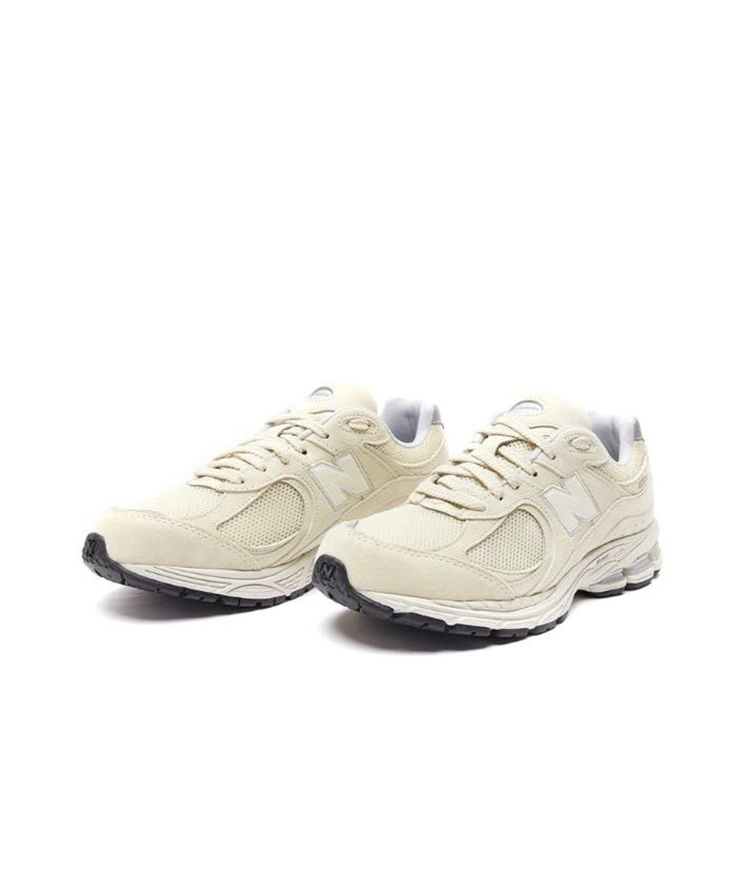 NEW BALANCE Бежевые кожаные кроссовки, фото 2