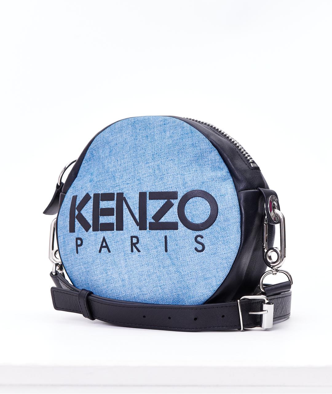 KENZO Голубая сумка через плечо, фото 2