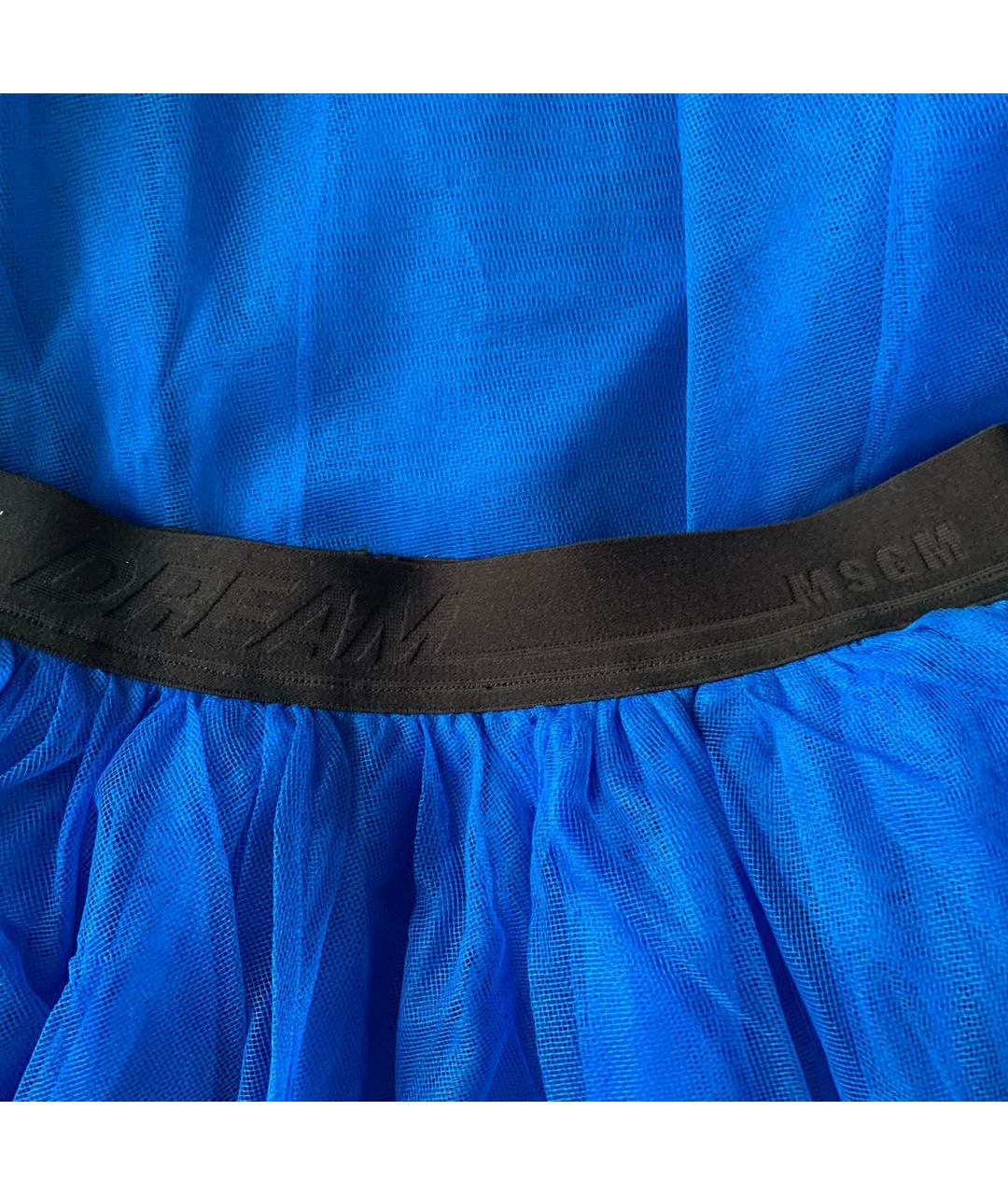 MSGM Синяя юбка миди, фото 3