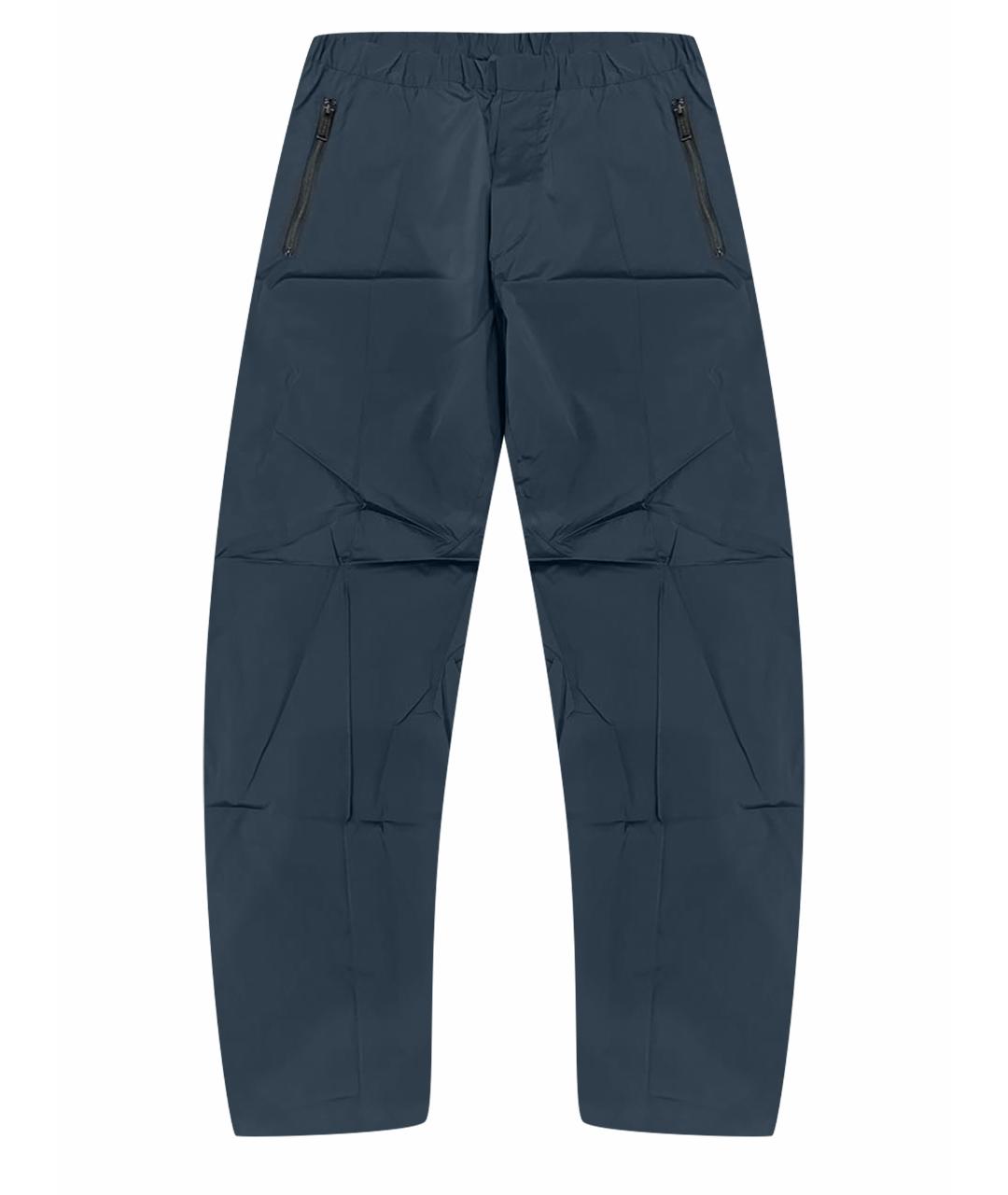 DSQUARED2 Темно-синие полиэстеровые повседневные брюки, фото 1