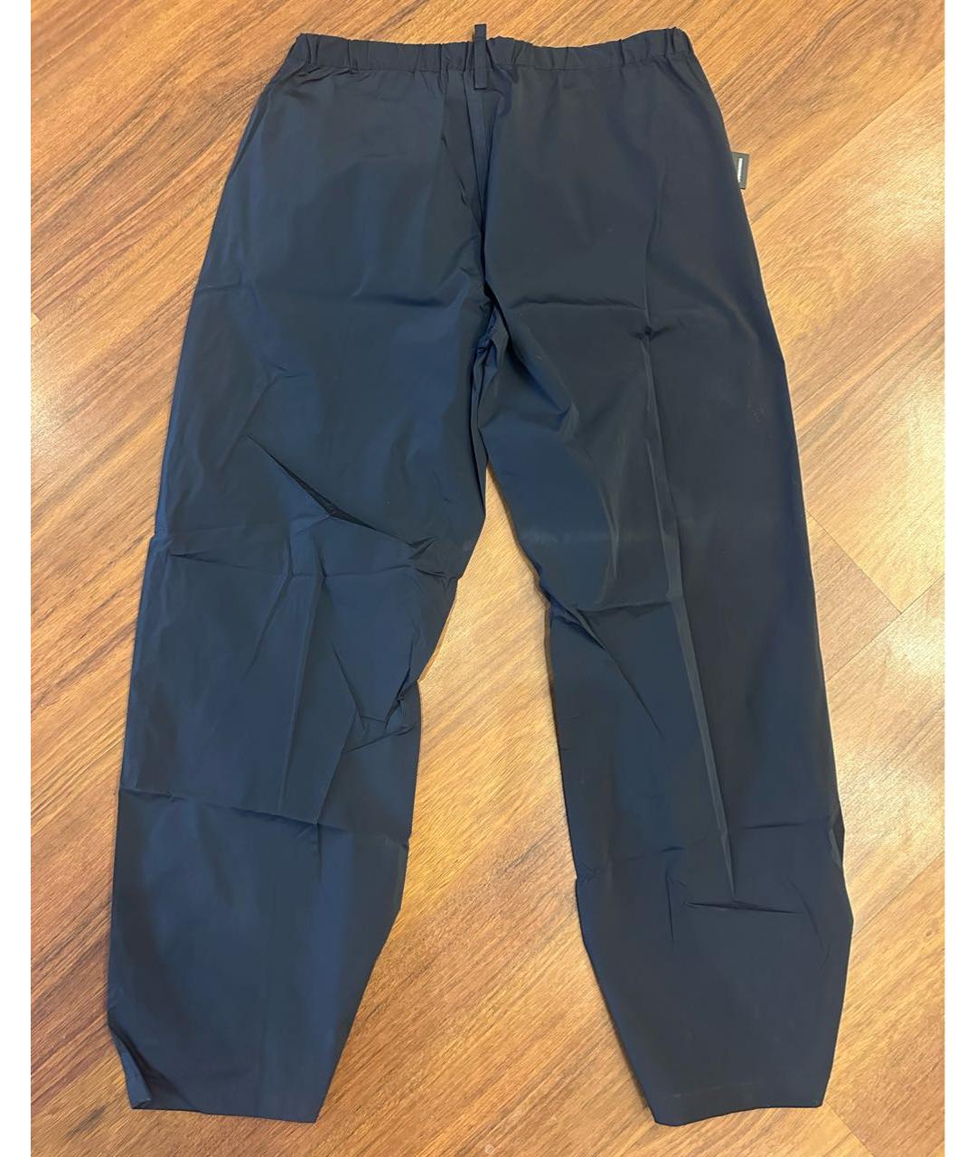 DSQUARED2 Темно-синие полиэстеровые повседневные брюки, фото 2