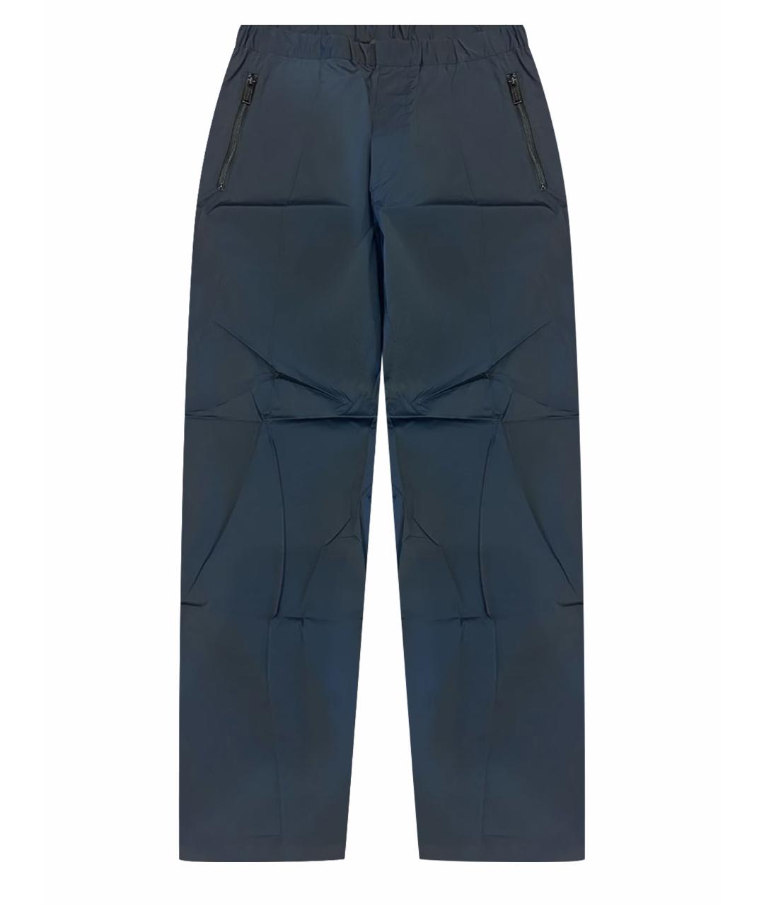 DSQUARED2 Темно-синие полиэстеровые повседневные брюки, фото 1