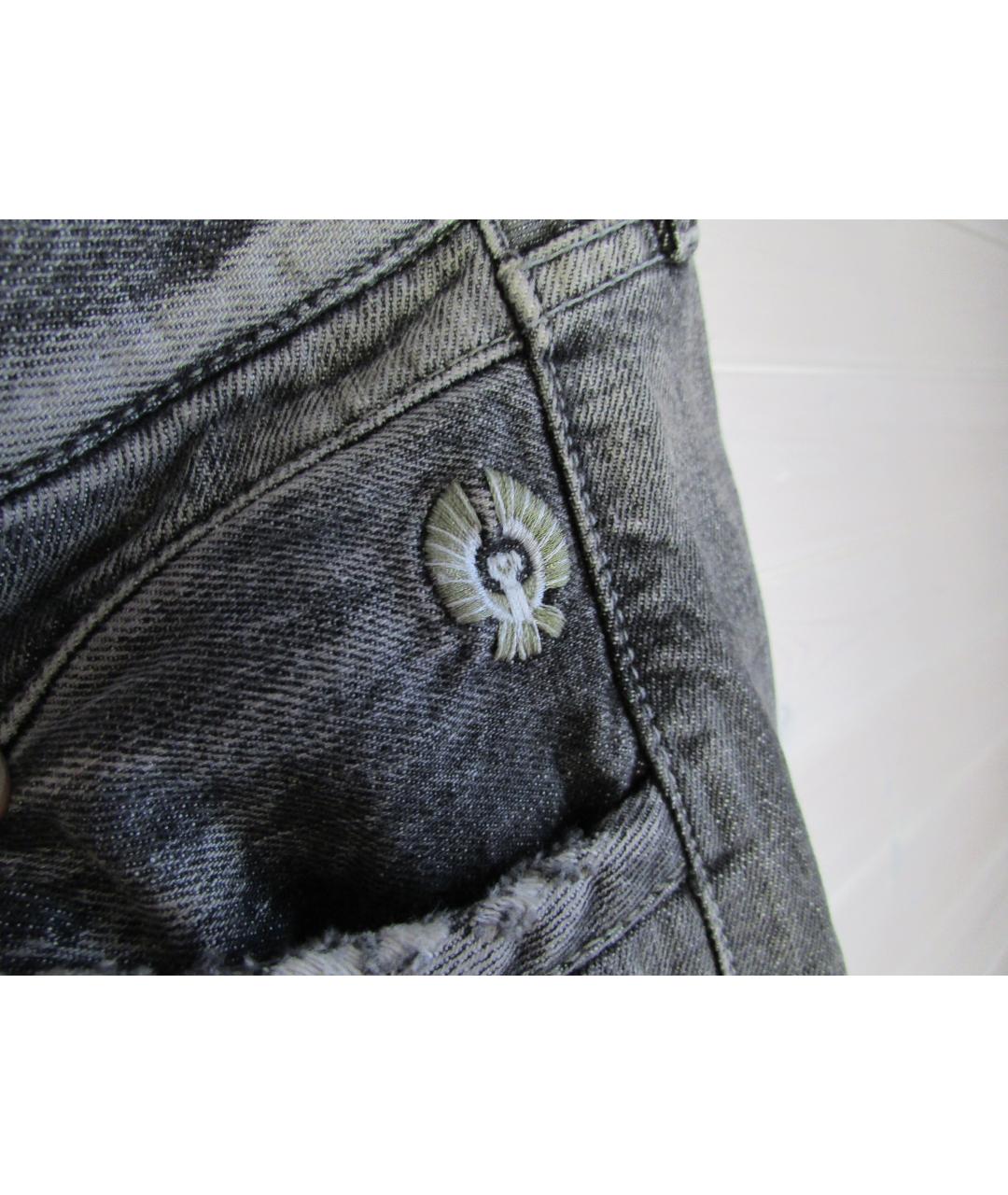BELSTAFF Серые хлопковые прямые джинсы, фото 8