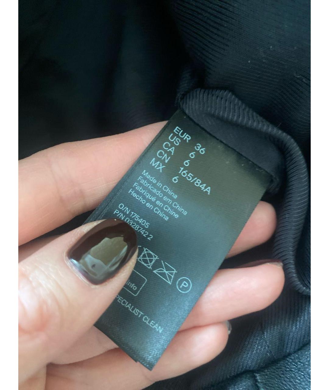 BALMAIN Черная кожаная куртка, фото 5