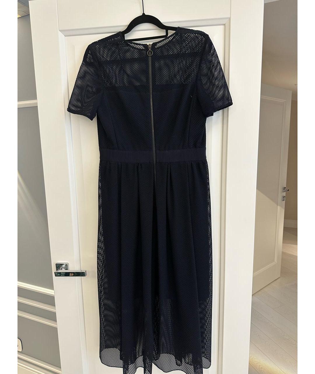 AKRIS PUNTO Темно-синее полиэстеровое платье, фото 2