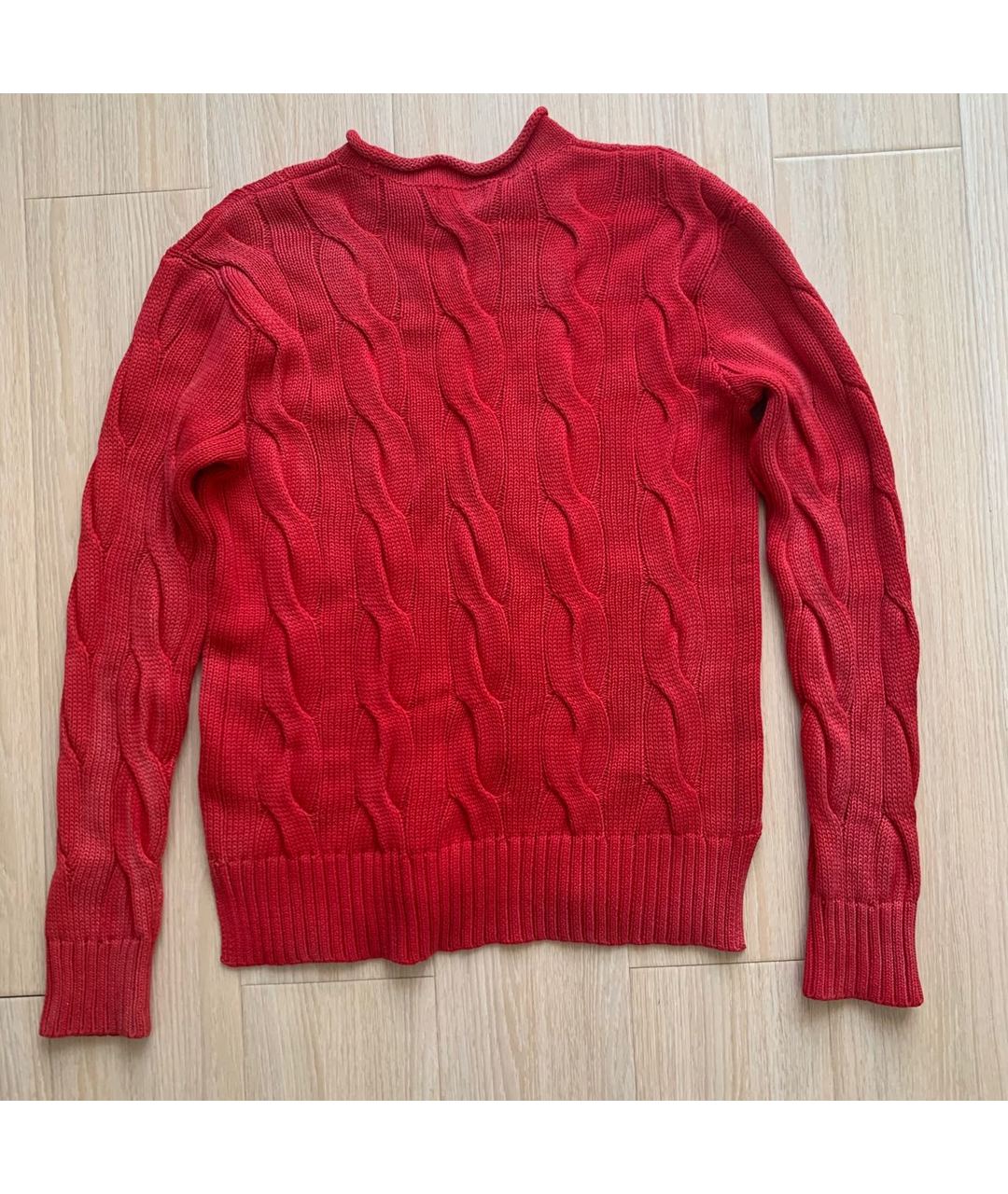 POLO RALPH LAUREN Красный хлопковый джемпер / свитер, фото 2