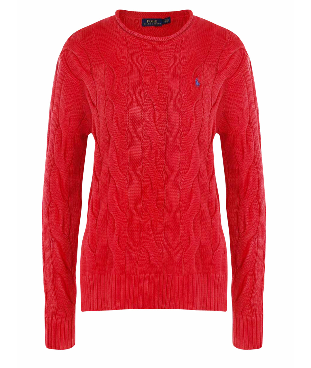 POLO RALPH LAUREN Красный хлопковый джемпер / свитер, фото 1