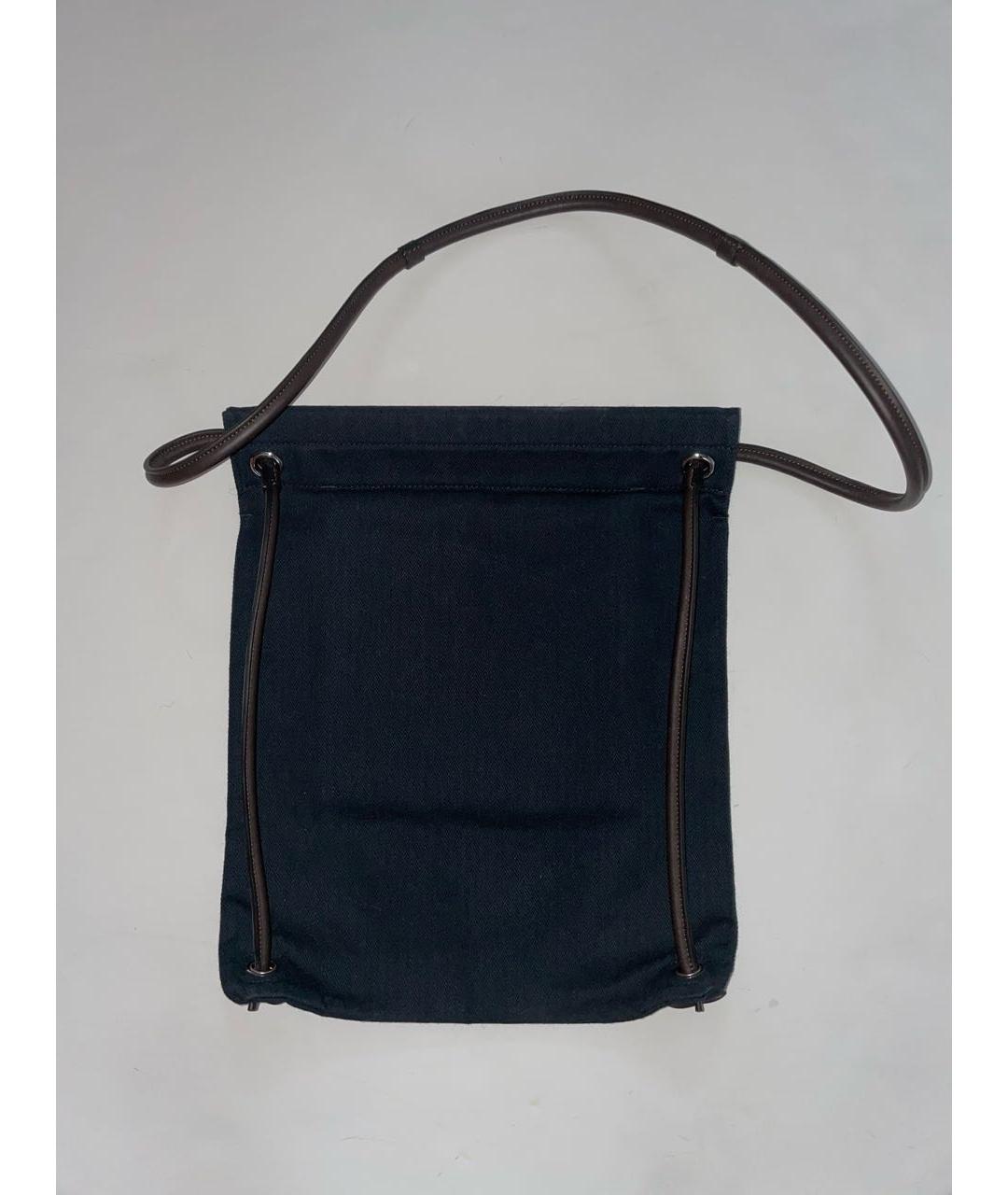 HERMES PRE-OWNED Черный хлопковый рюкзак, фото 2