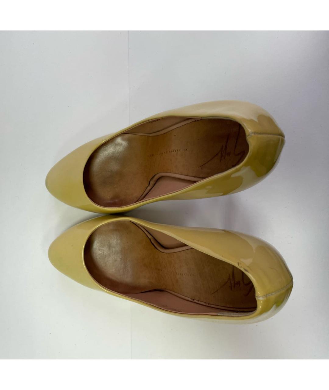 GIUSEPPE ZANOTTI DESIGN Желтые туфли, фото 3