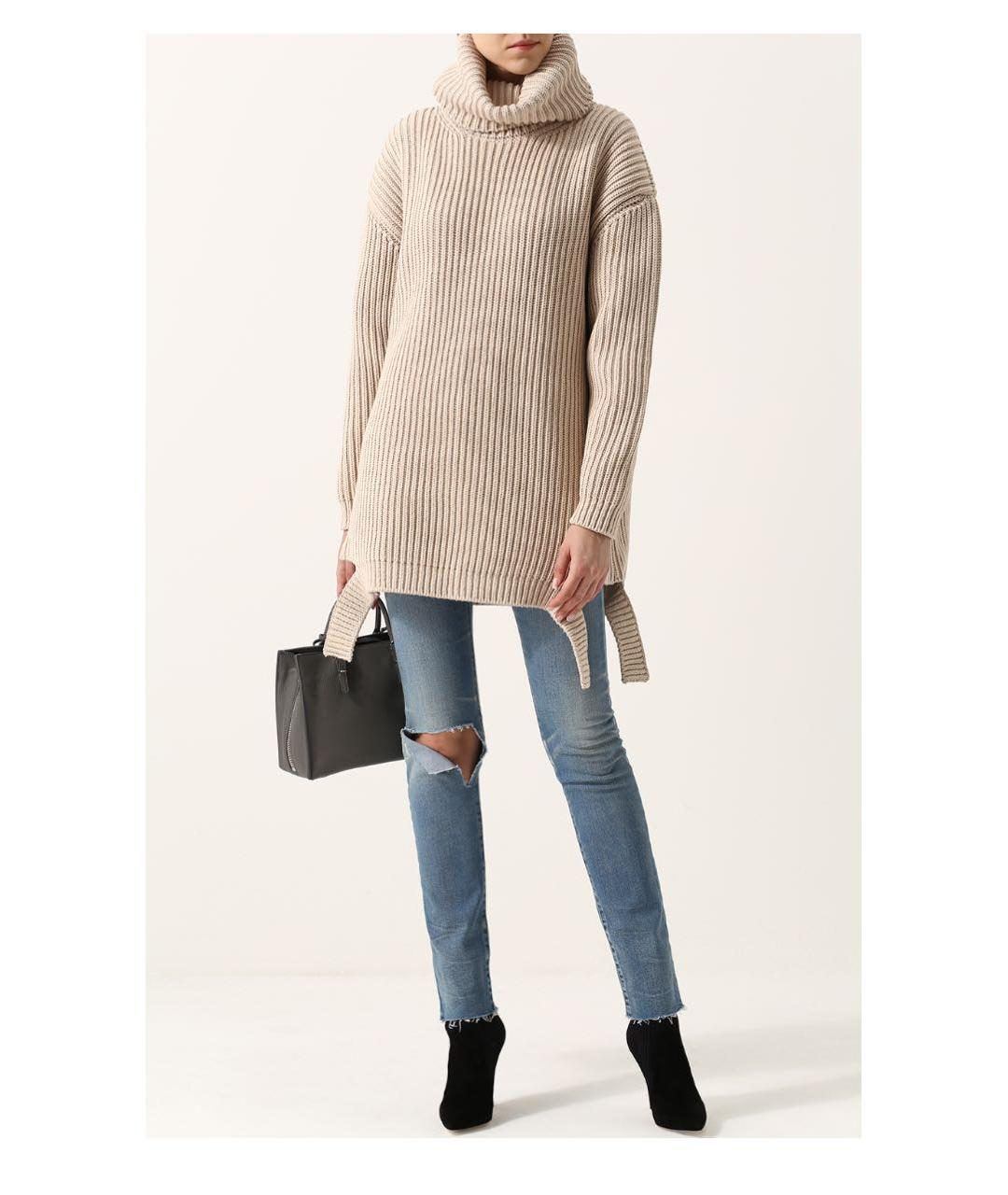BALENCIAGA Голубые джинсы слим, фото 4