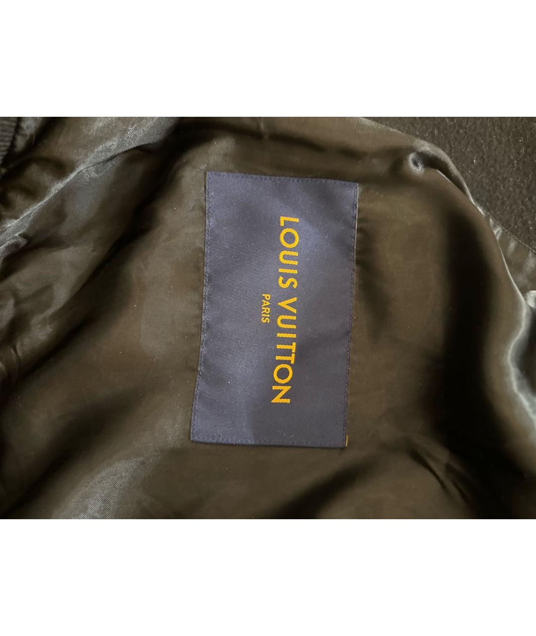 LOUIS VUITTON Черная кожаная куртка, фото 3