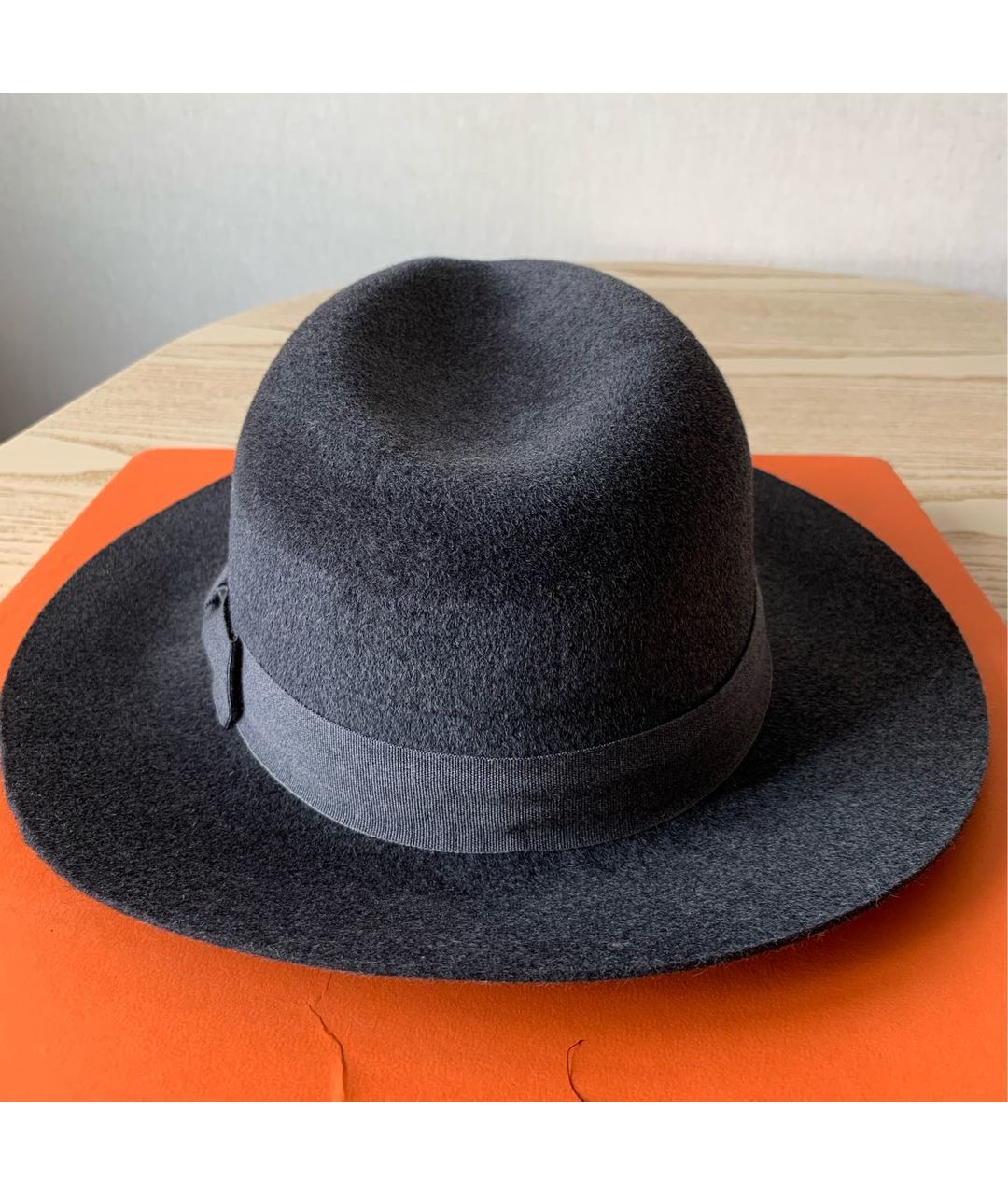 LANVIN Антрацитовая кашемировая шляпа, фото 6