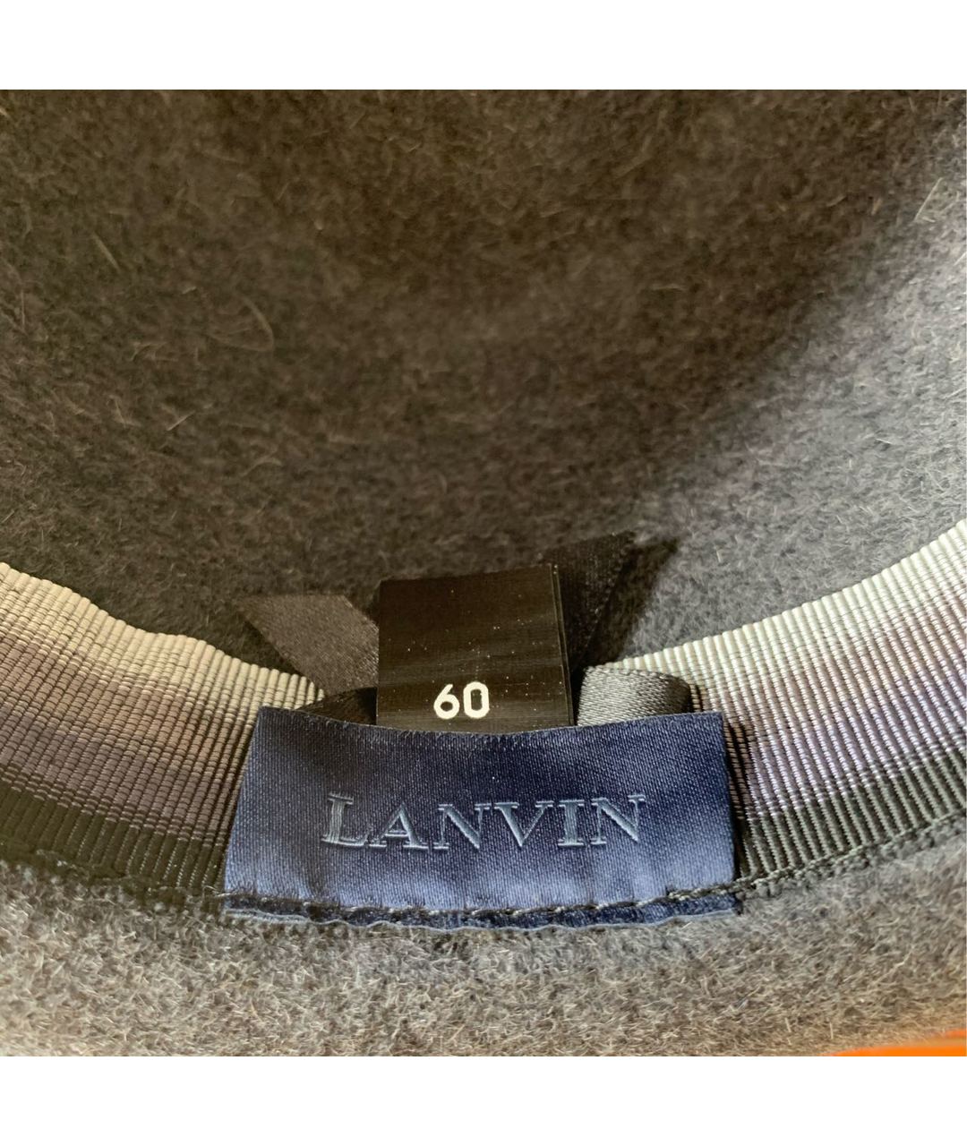 LANVIN Антрацитовая кашемировая шляпа, фото 5