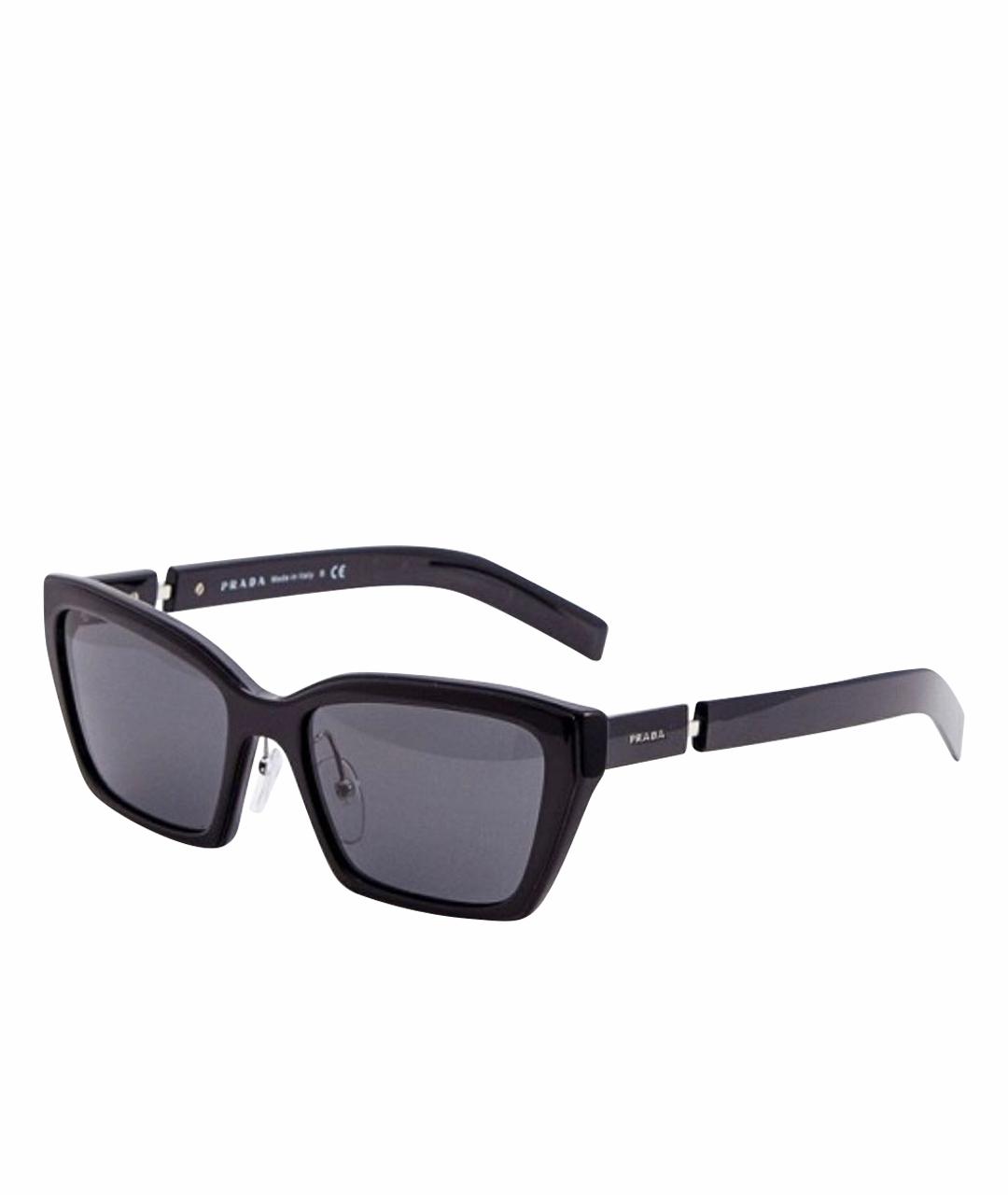 PRADA Черные пластиковые солнцезащитные очки для женщин – купить в ...