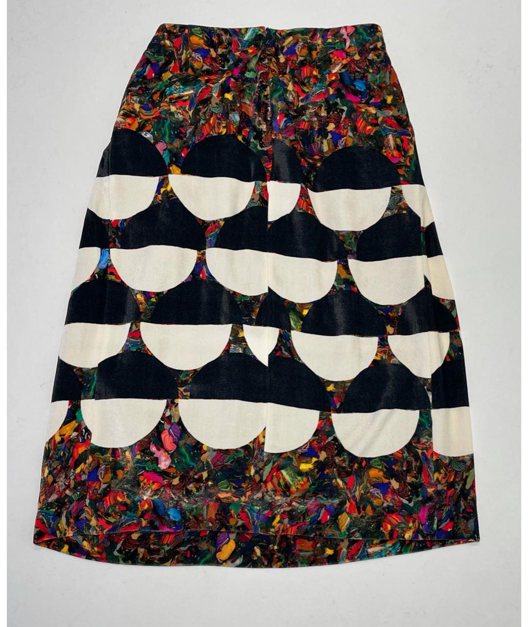 DRIES VAN NOTEN Мульти вискозная юбка миди, фото 2