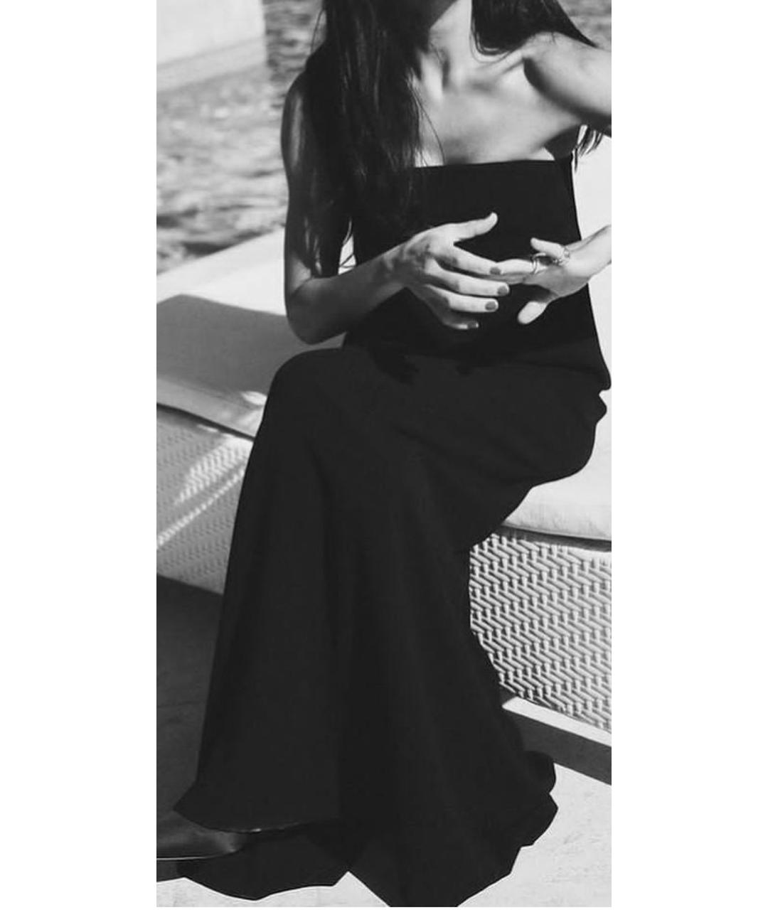 ANN DEMEULEMEESTER Черное шерстяное платье, фото 7