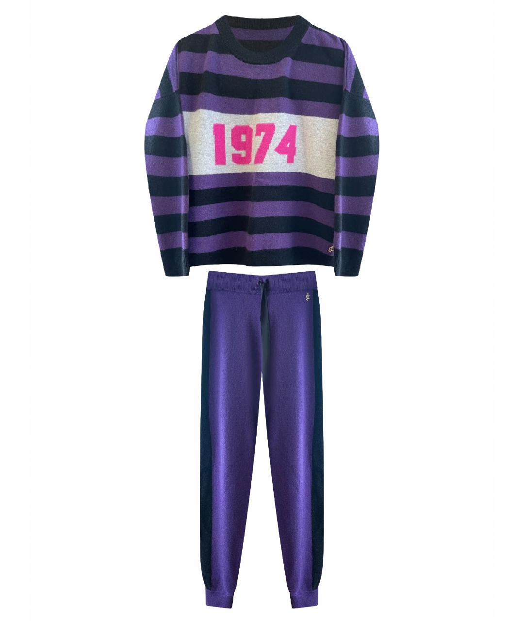 JUICY COUTURE Фиолетовый кашемировый спортивные костюмы, фото 1