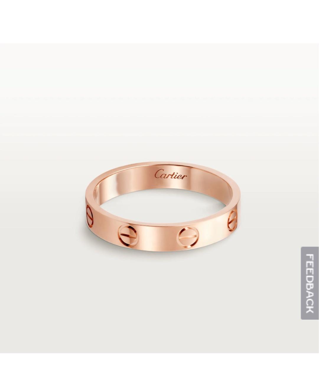 CARTIER Розовое кольцо из розового золота, фото 6