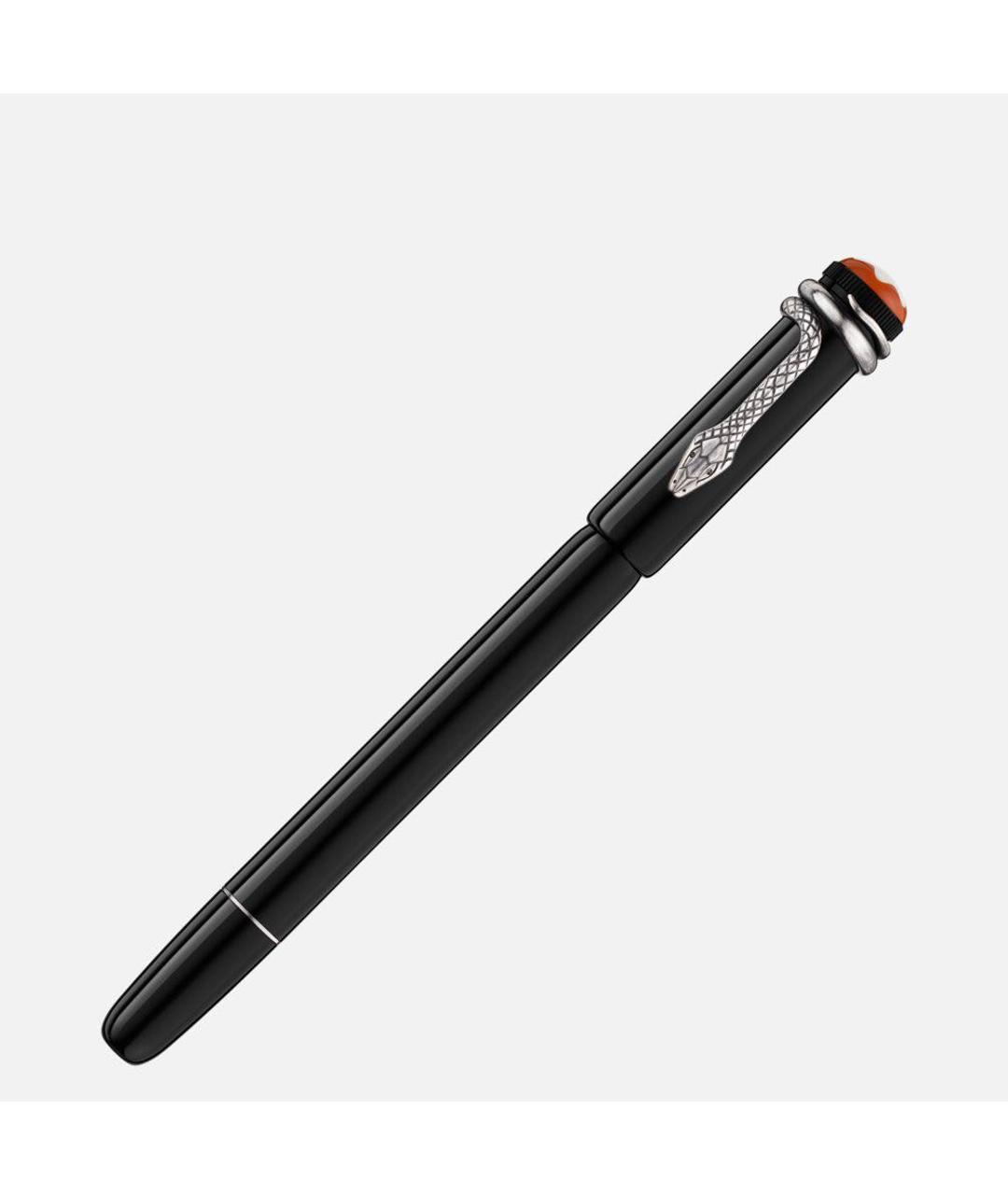 MONTBLANC Черная пластиковая перьевая ручка, фото 2