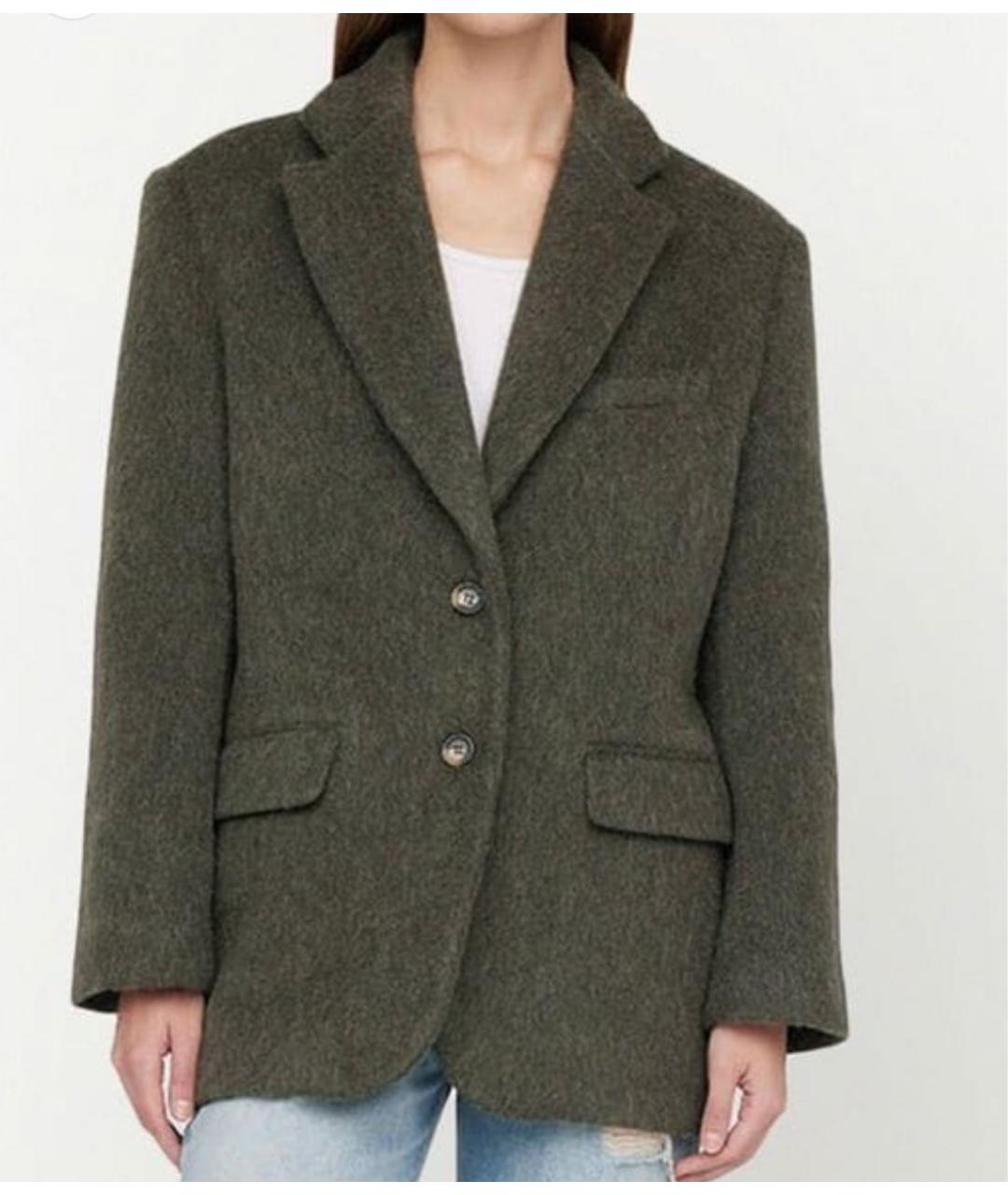 ANINE BING Зеленый шерстяной жакет/пиджак, фото 9